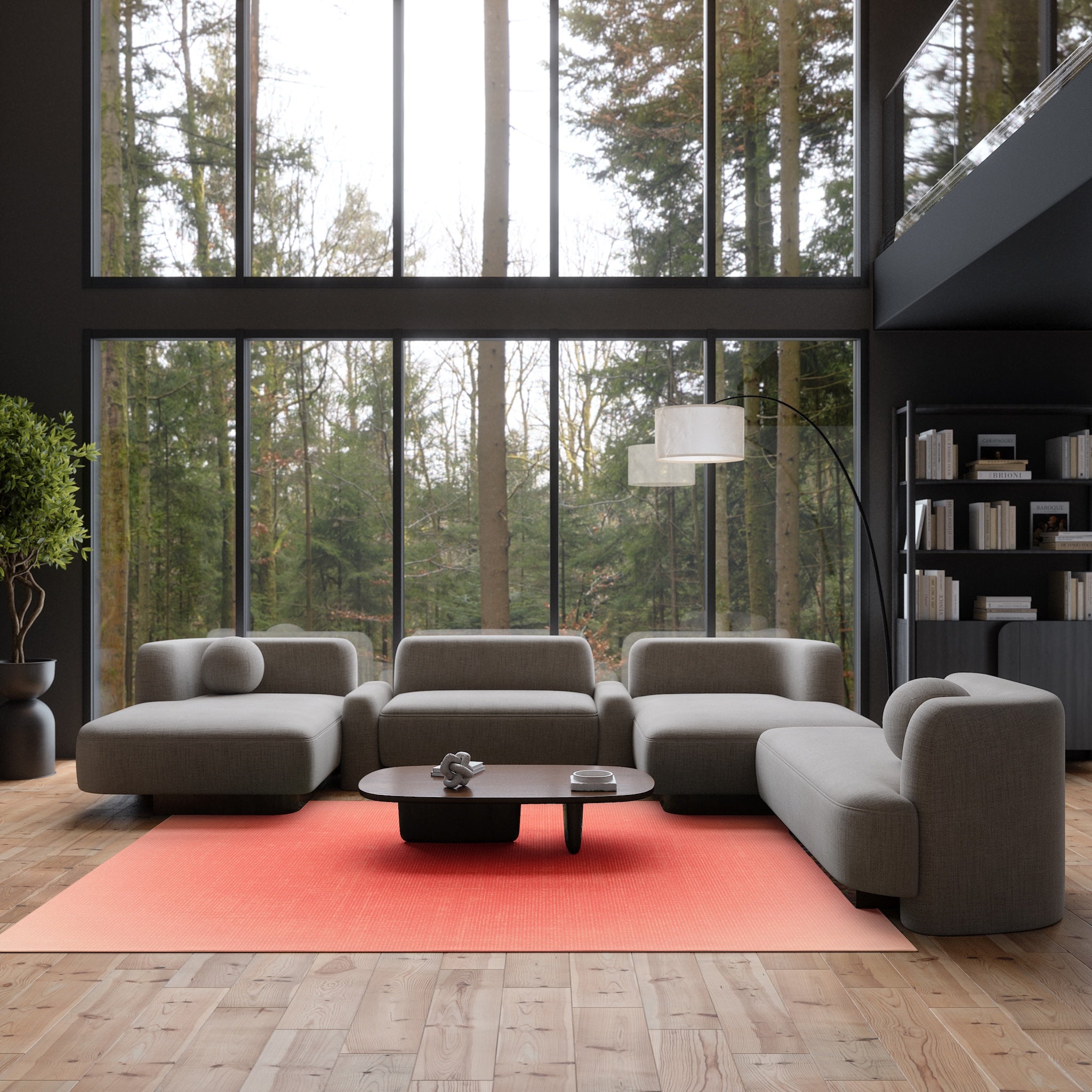 Aura Glow Ombre Design Rug