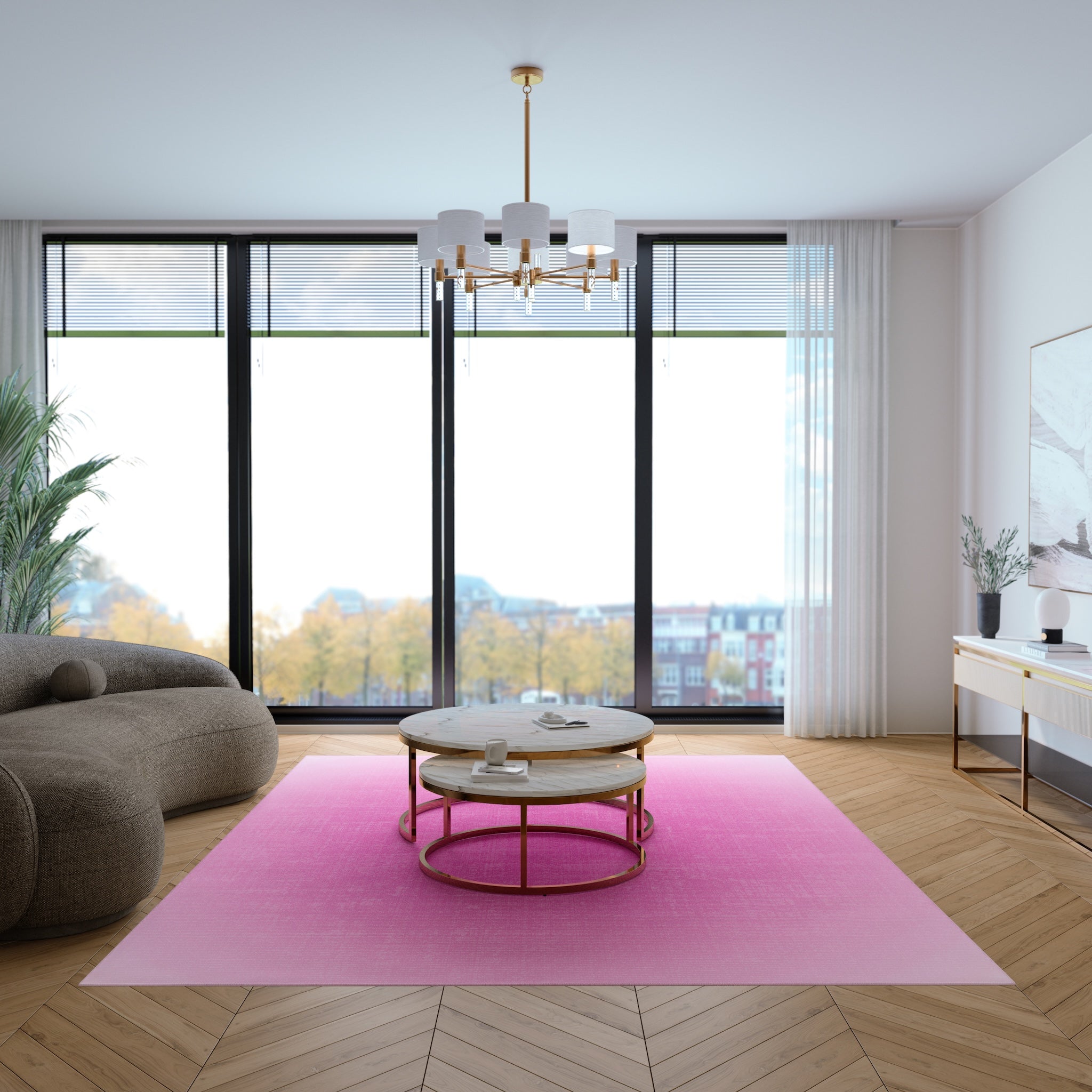 Aura Glow Ombre Design Rug