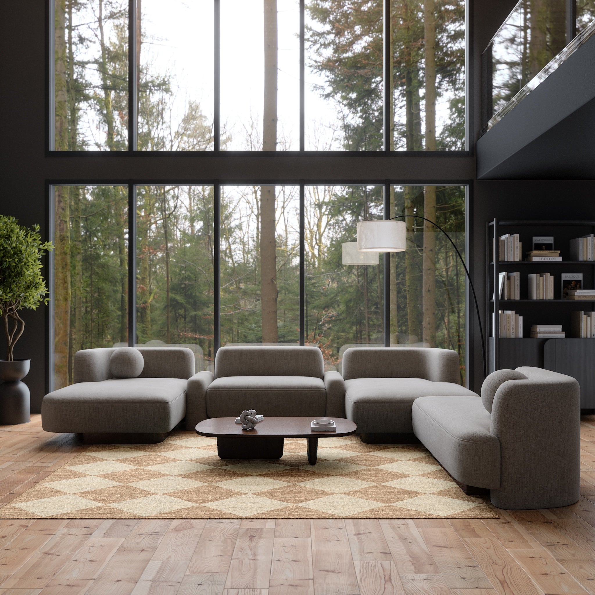 Avery Timeless Diamond Rug