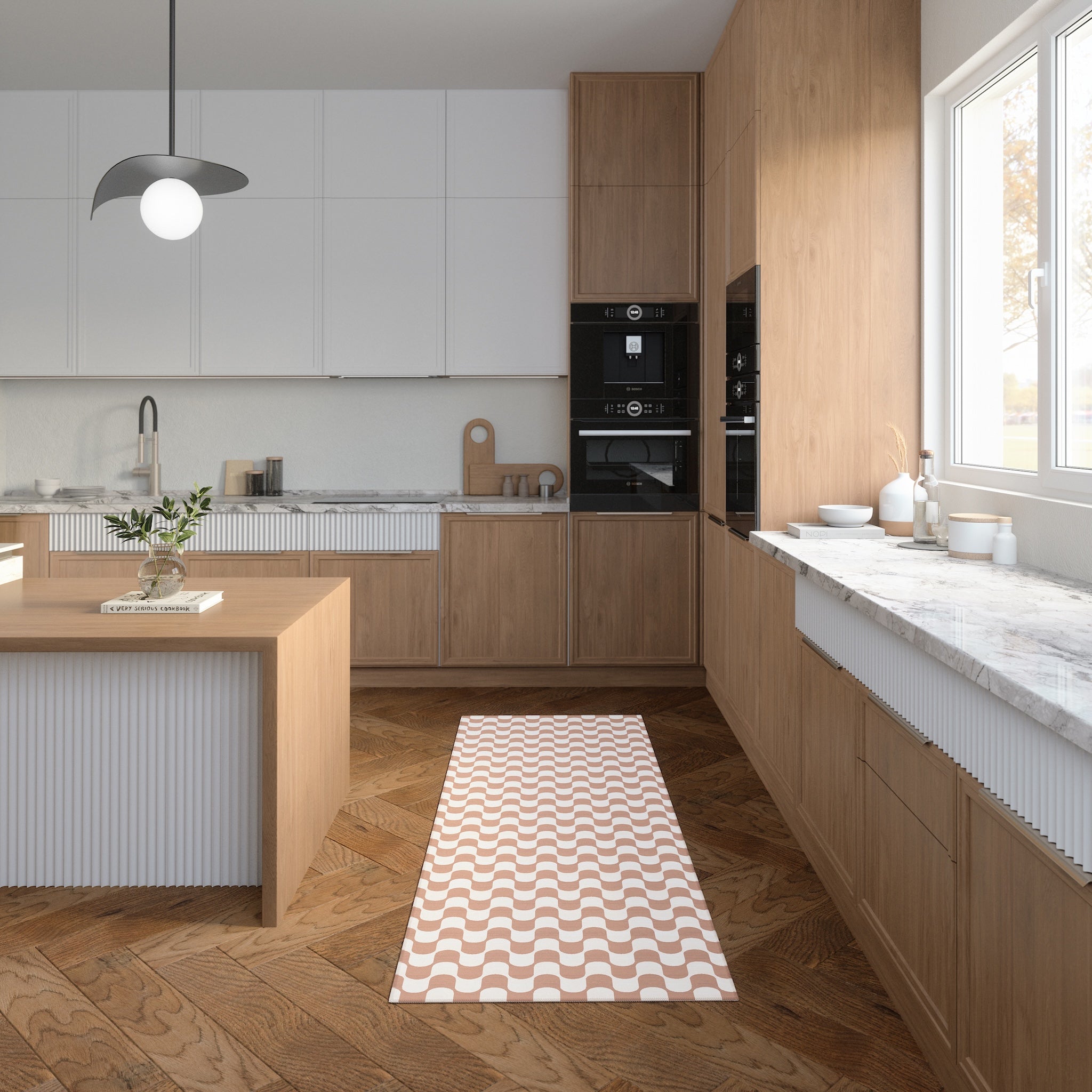 Pixie Geometrischer Wellenteppich