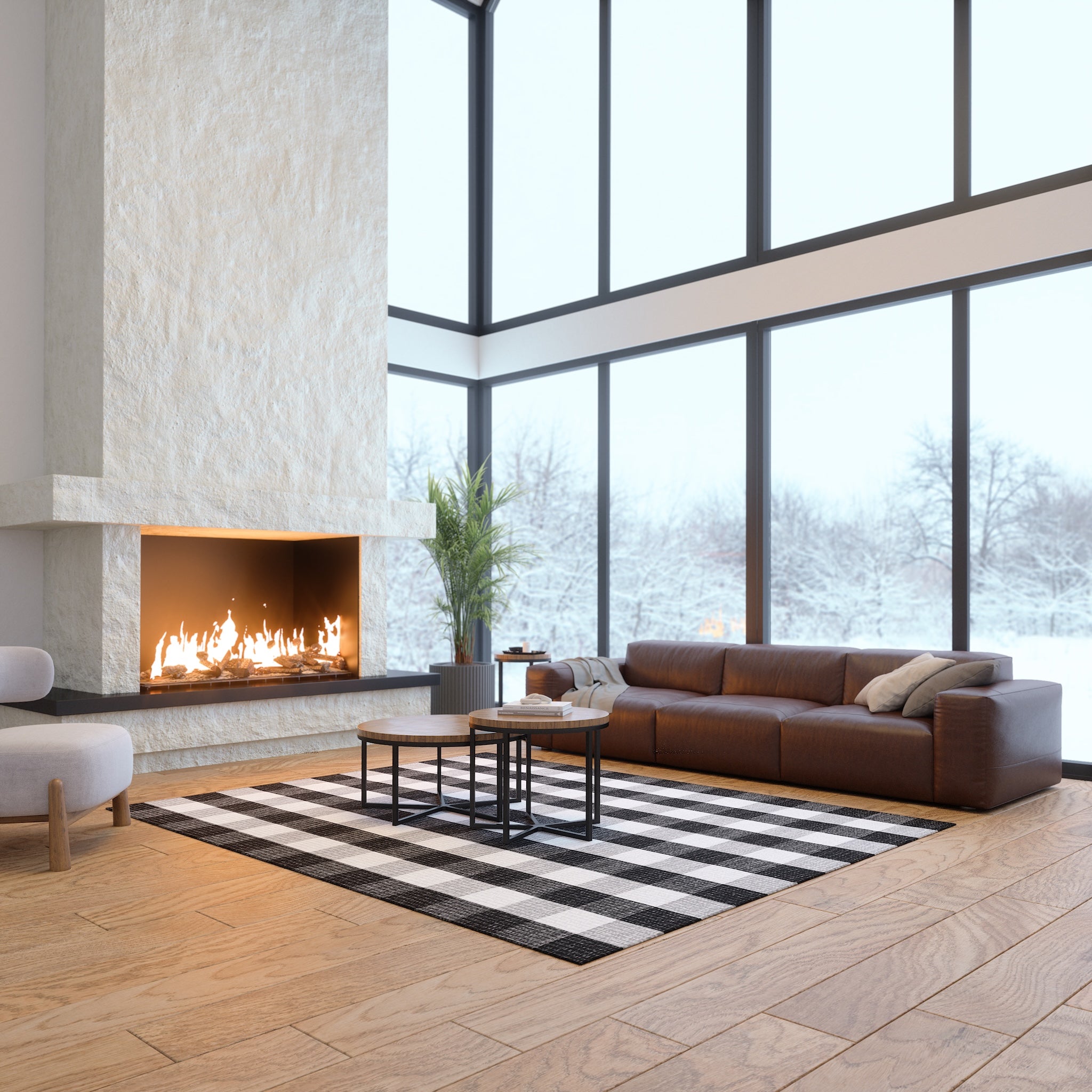 Charlie Classic Plaid Rug
