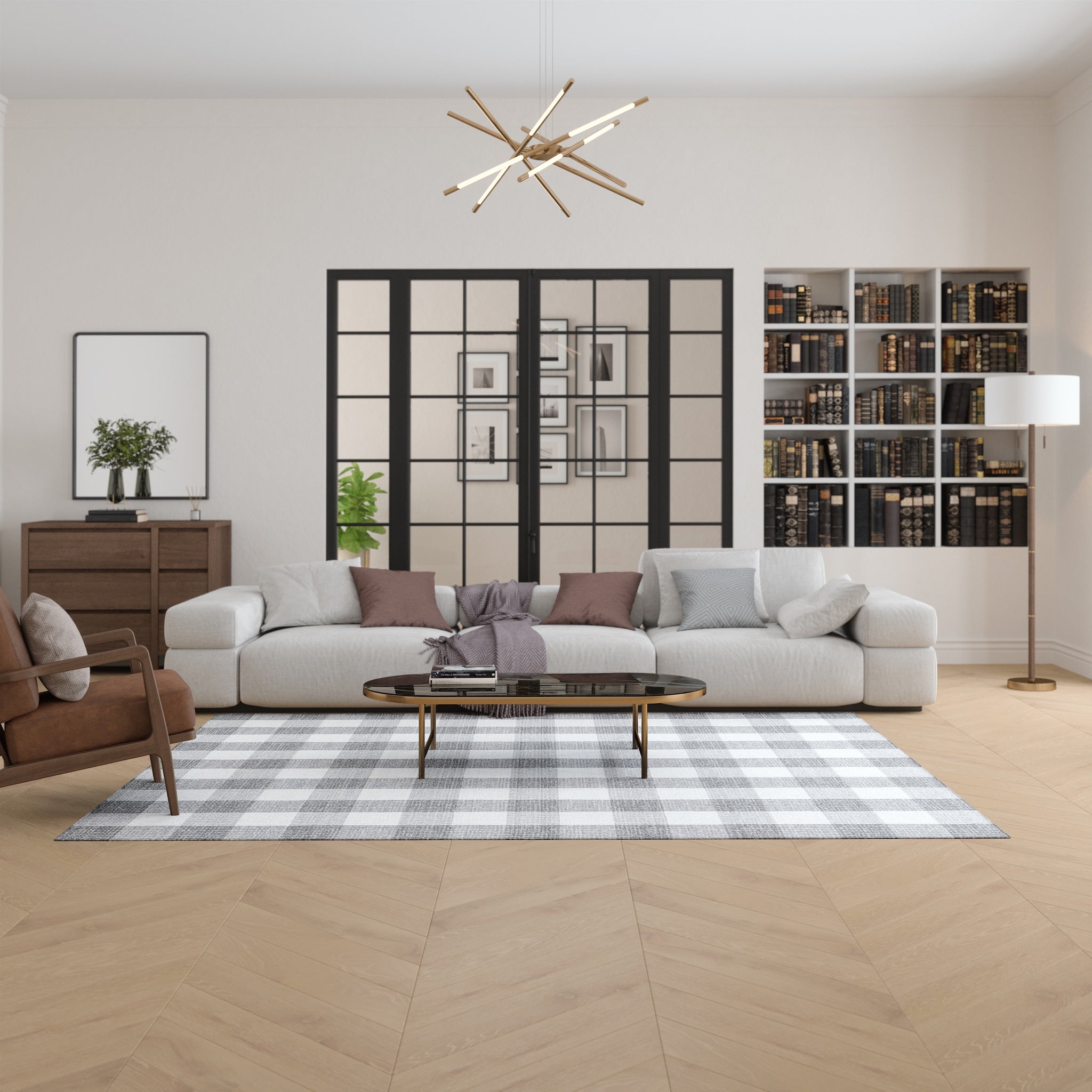 Charlie Classic Plaid Rug