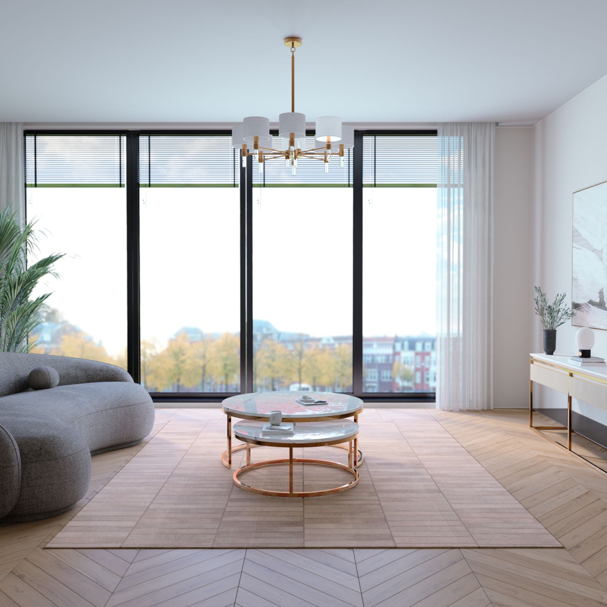Sela Striped Textured Pattern Rug