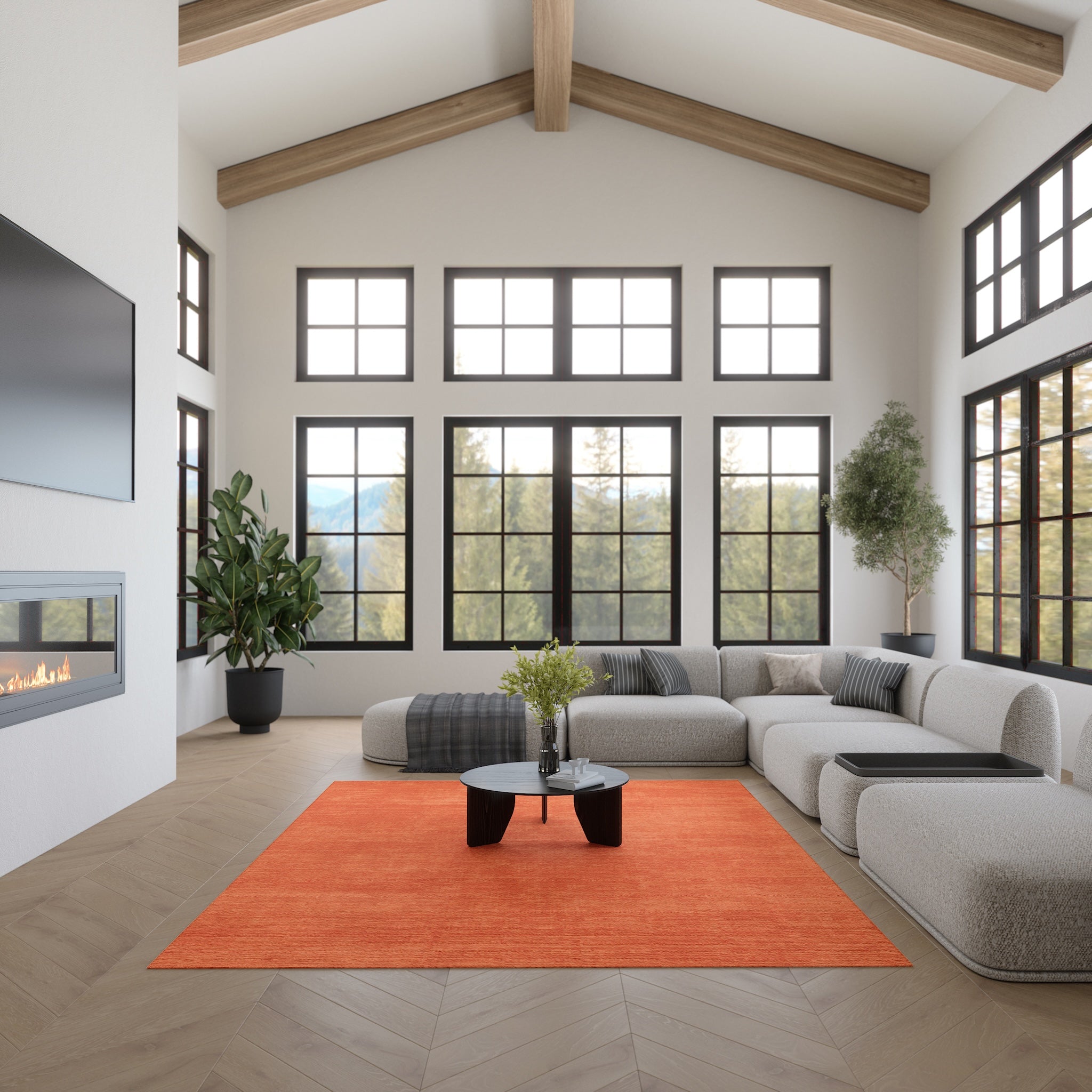 Juno Distressed Texture Rug