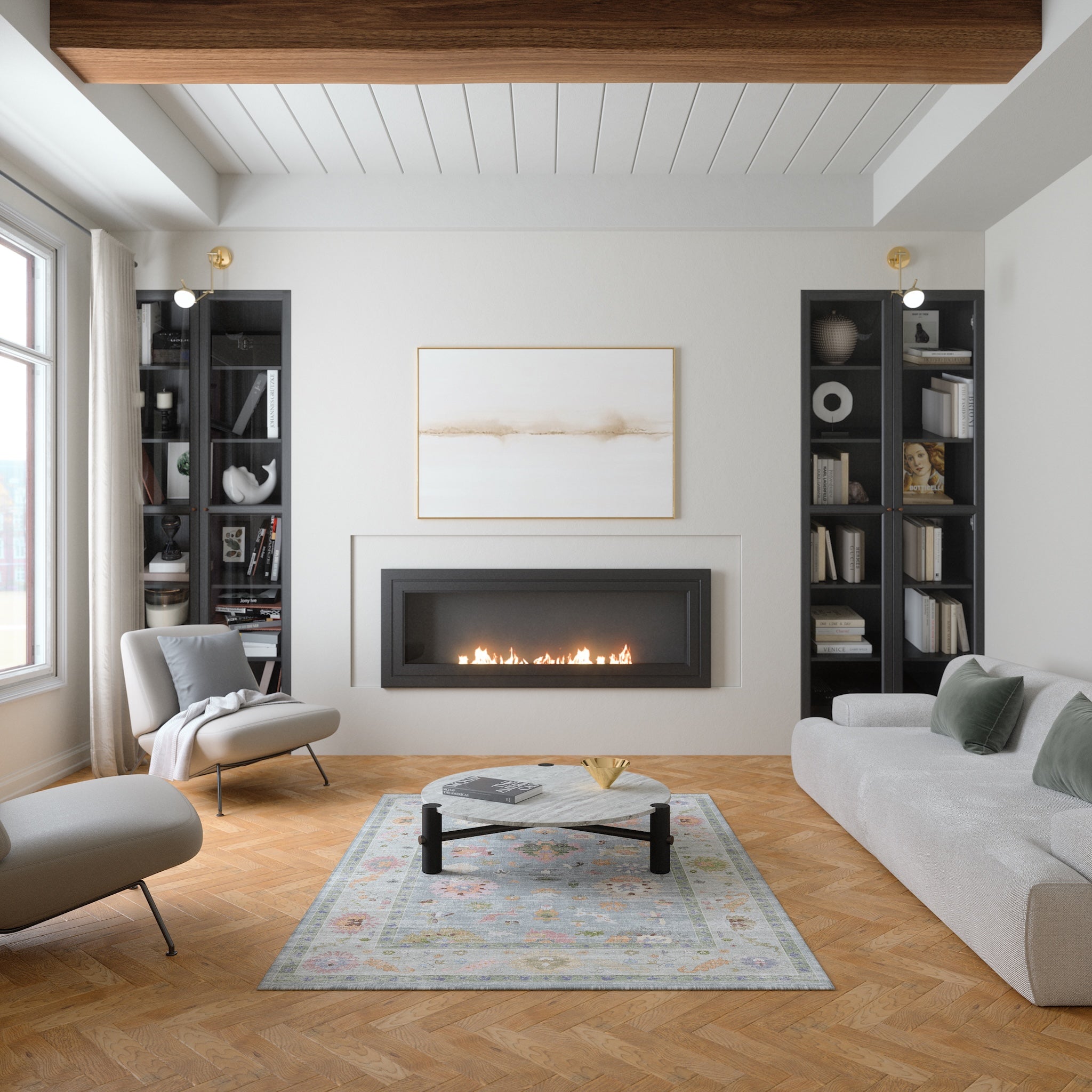 Vivienne Флорален орнаментален килим