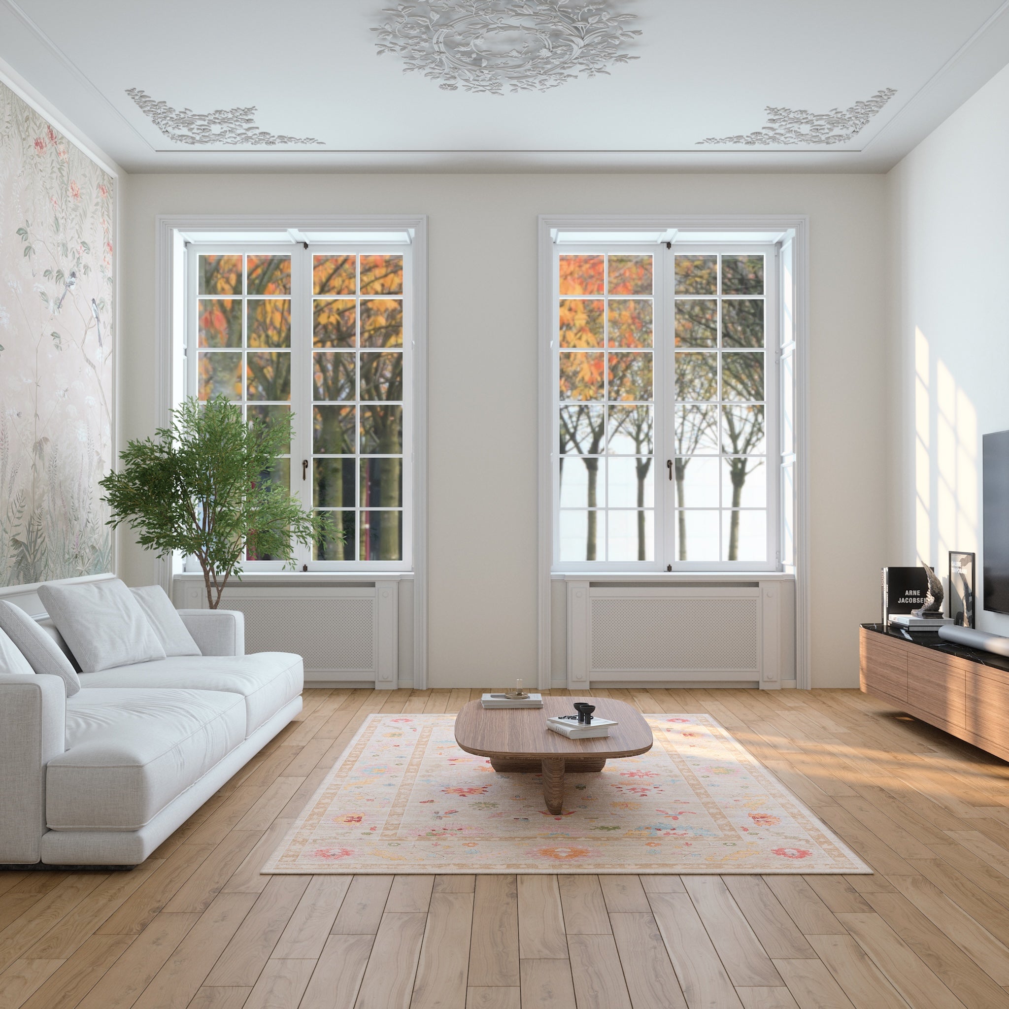 Vivienne Флорален орнаментален килим