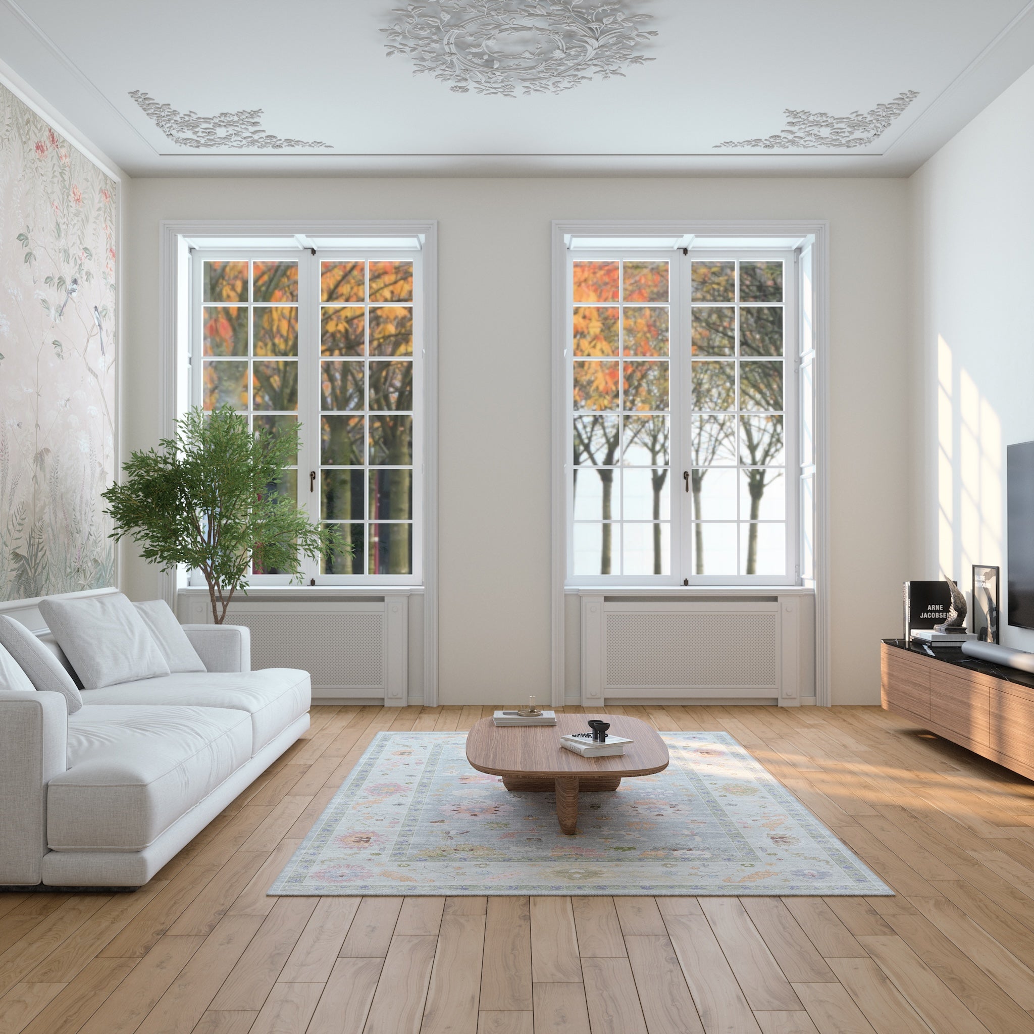 Vivienne Флорален орнаментален килим