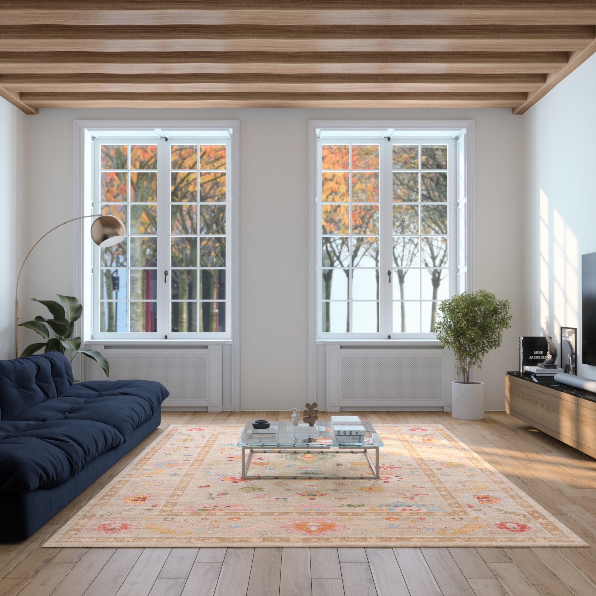 Vivienne Флорален орнаментален килим