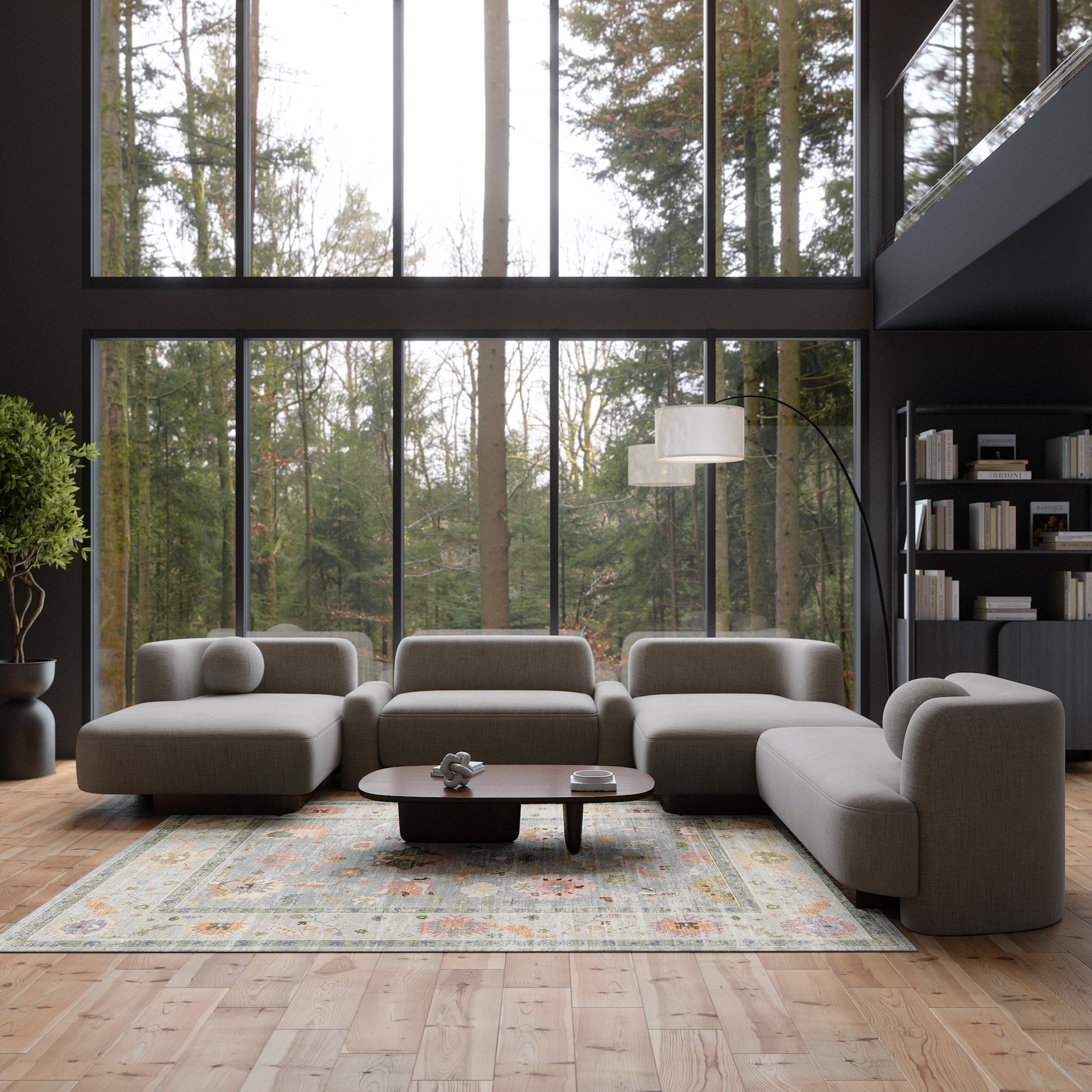 Vivienne Флорален орнаментален килим