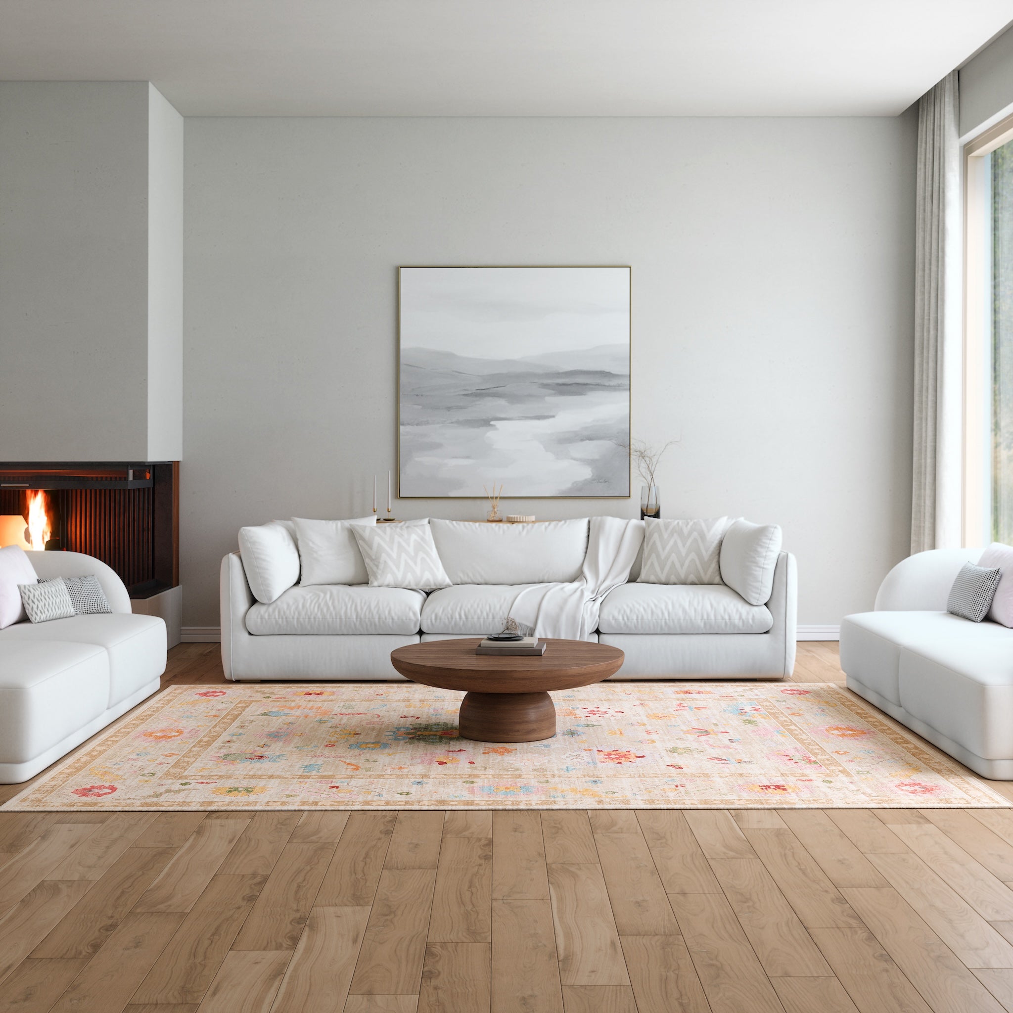 Vivienne Флорален орнаментален килим