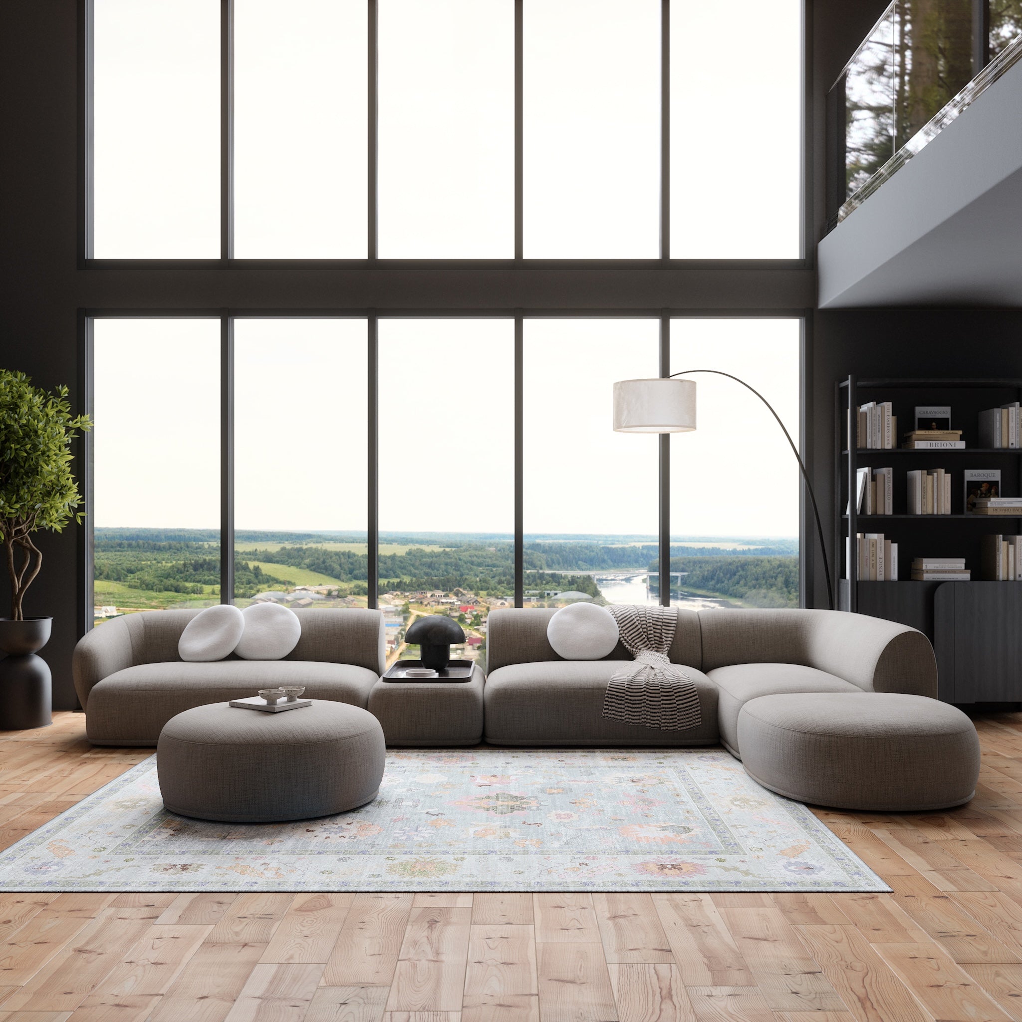 Vivienne Флорален орнаментален килим