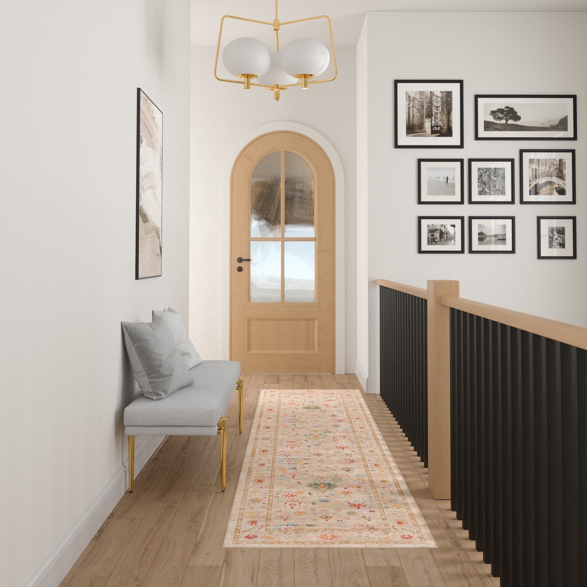 Vivienne Флорален орнаментален килим