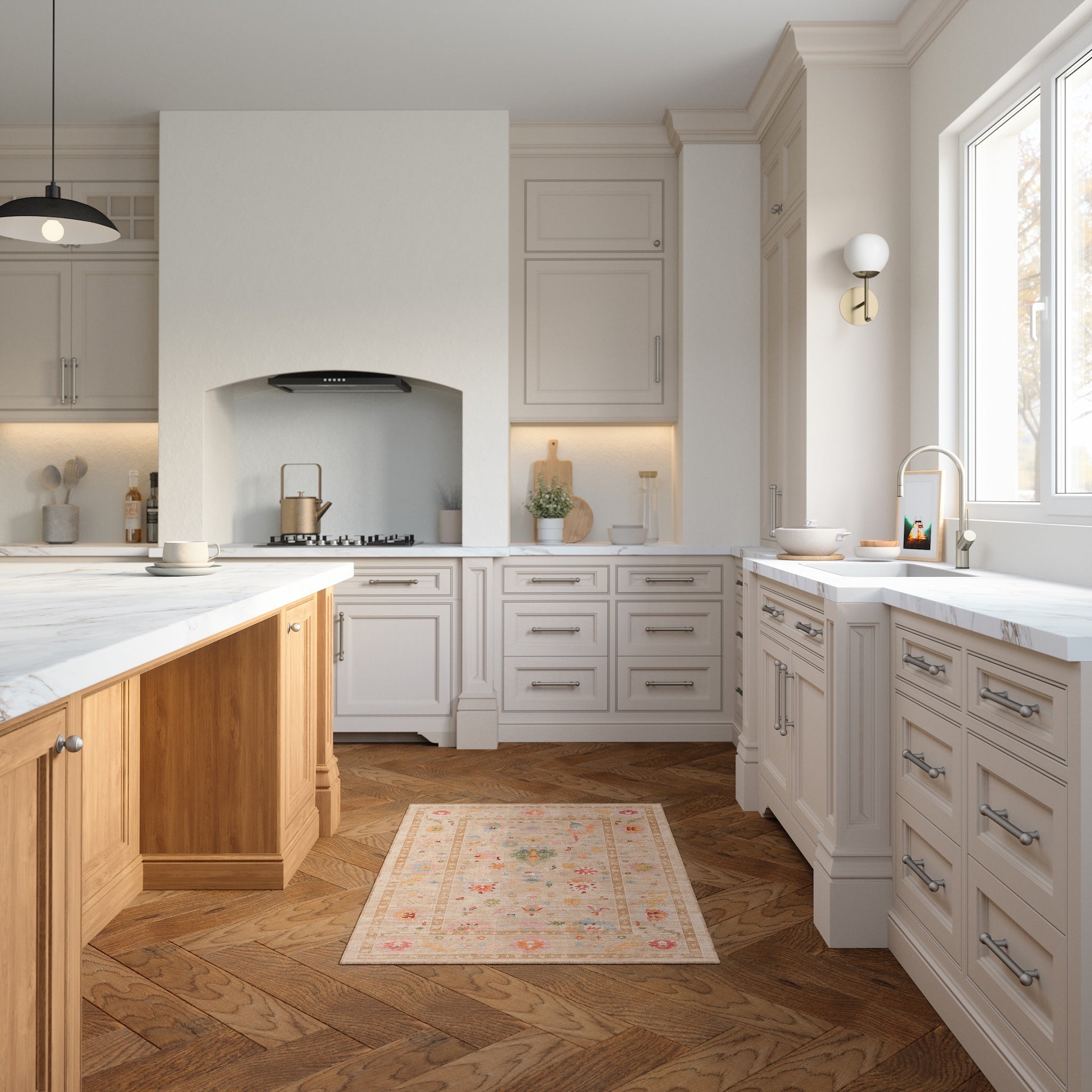 Vivienne Флорален орнаментален килим