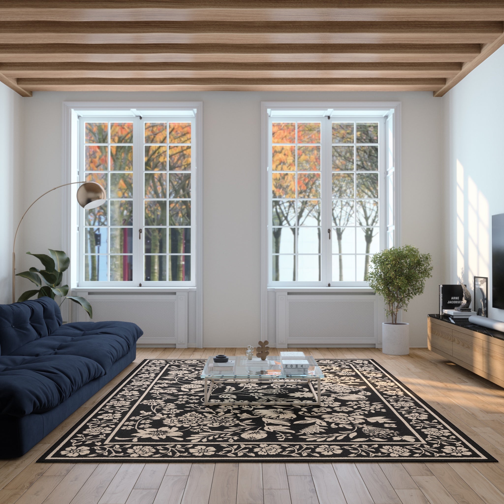 Veronica Vintage Floral Rug