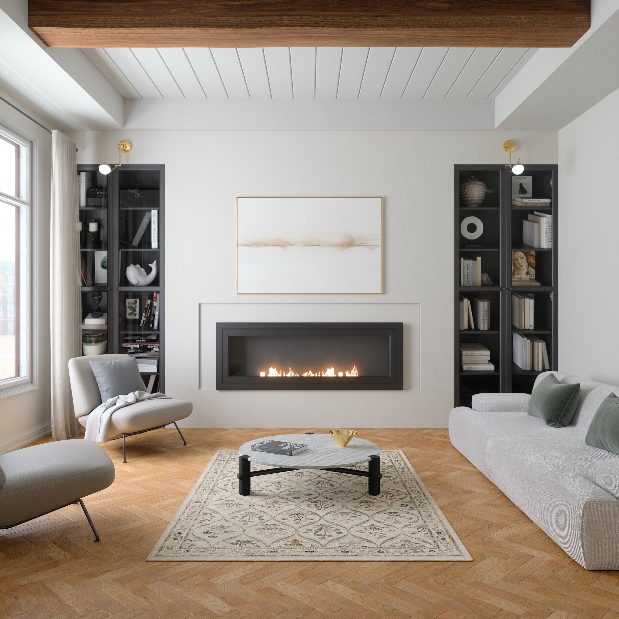 Claire Vintage Floral Rug