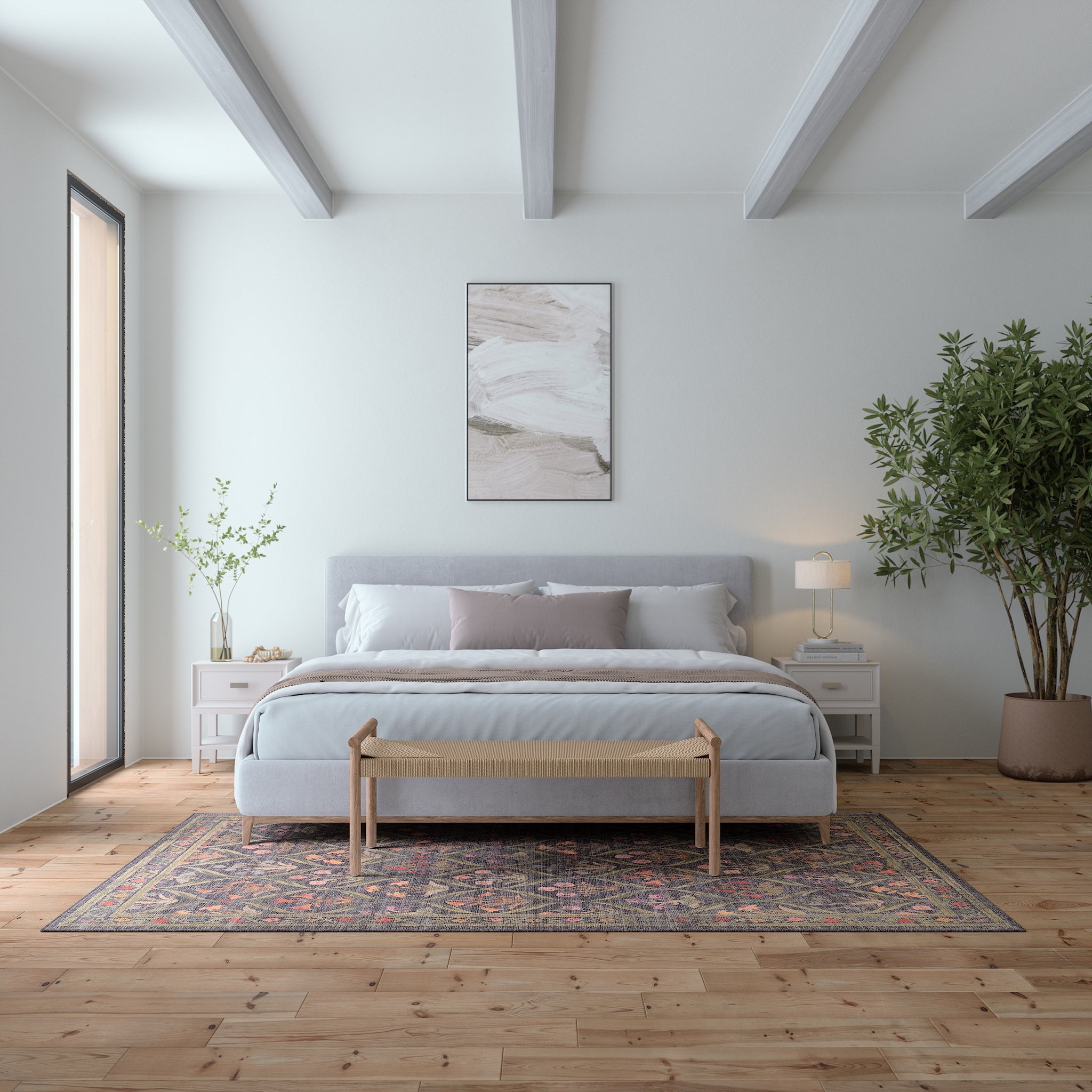 Claire Vintage Floral Rug