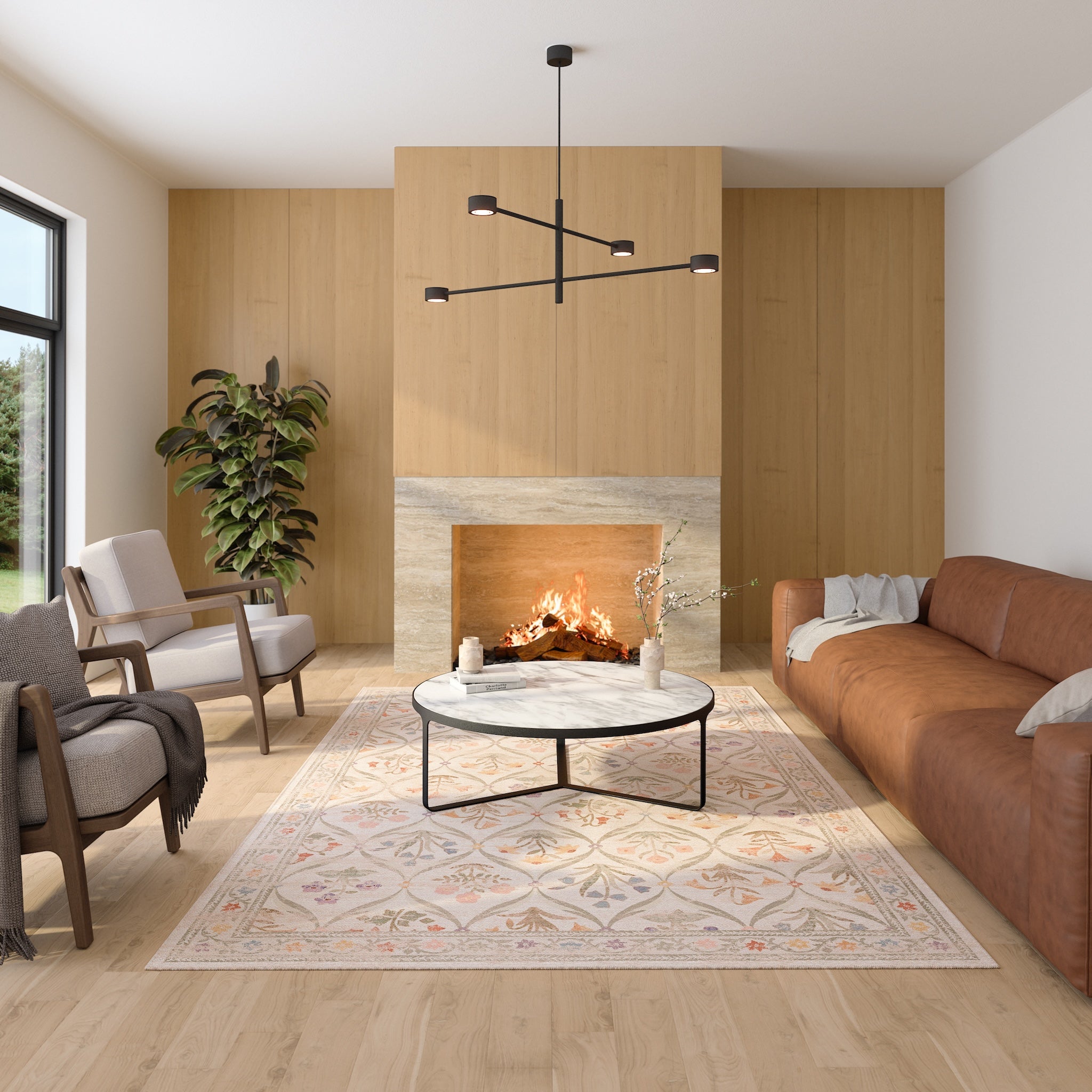 Claire Vintage Floral Rug