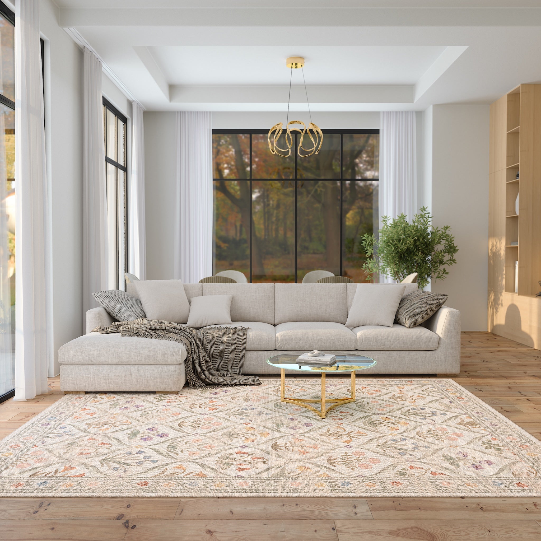 Claire Vintage Floral Rug