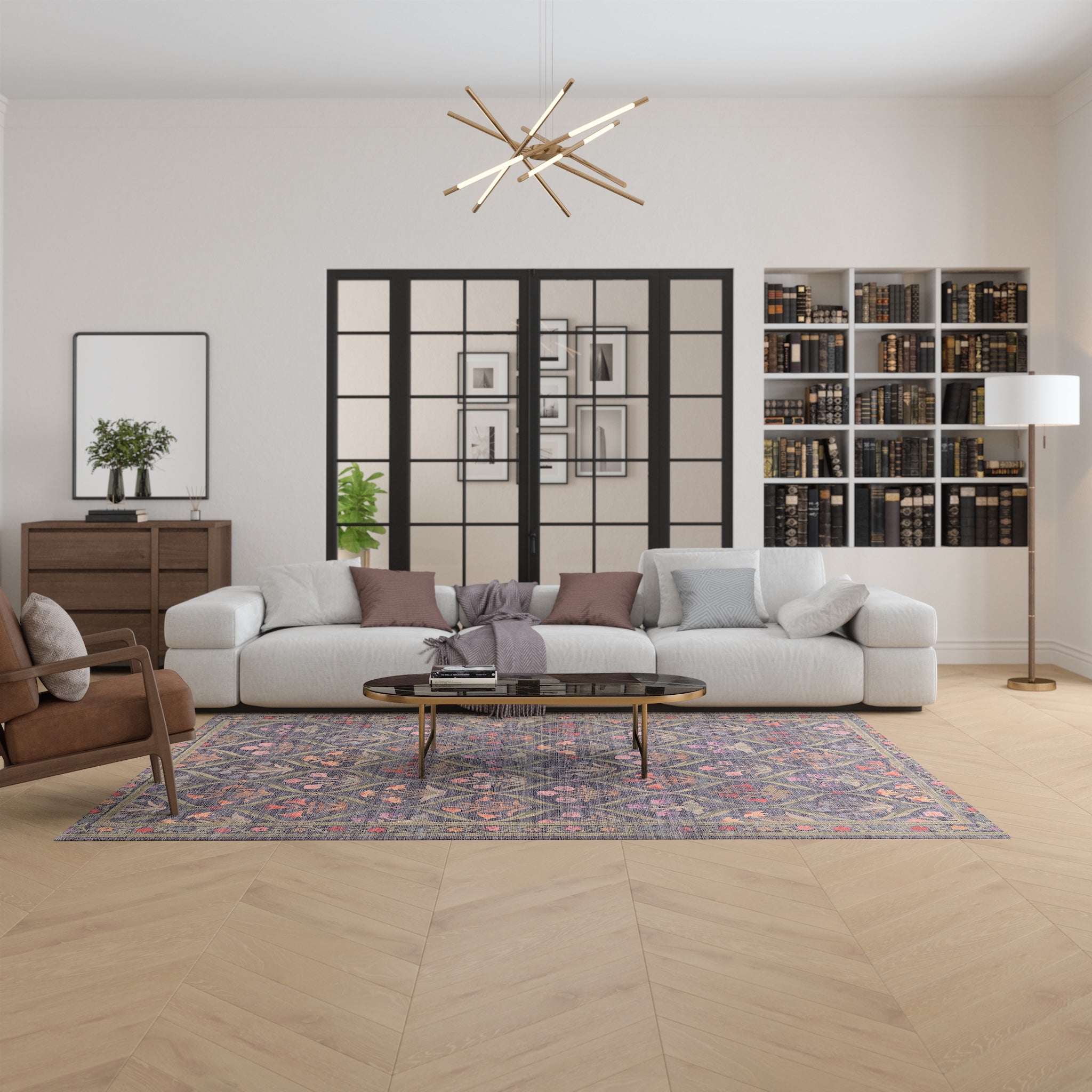 Claire Vintage Floral Rug