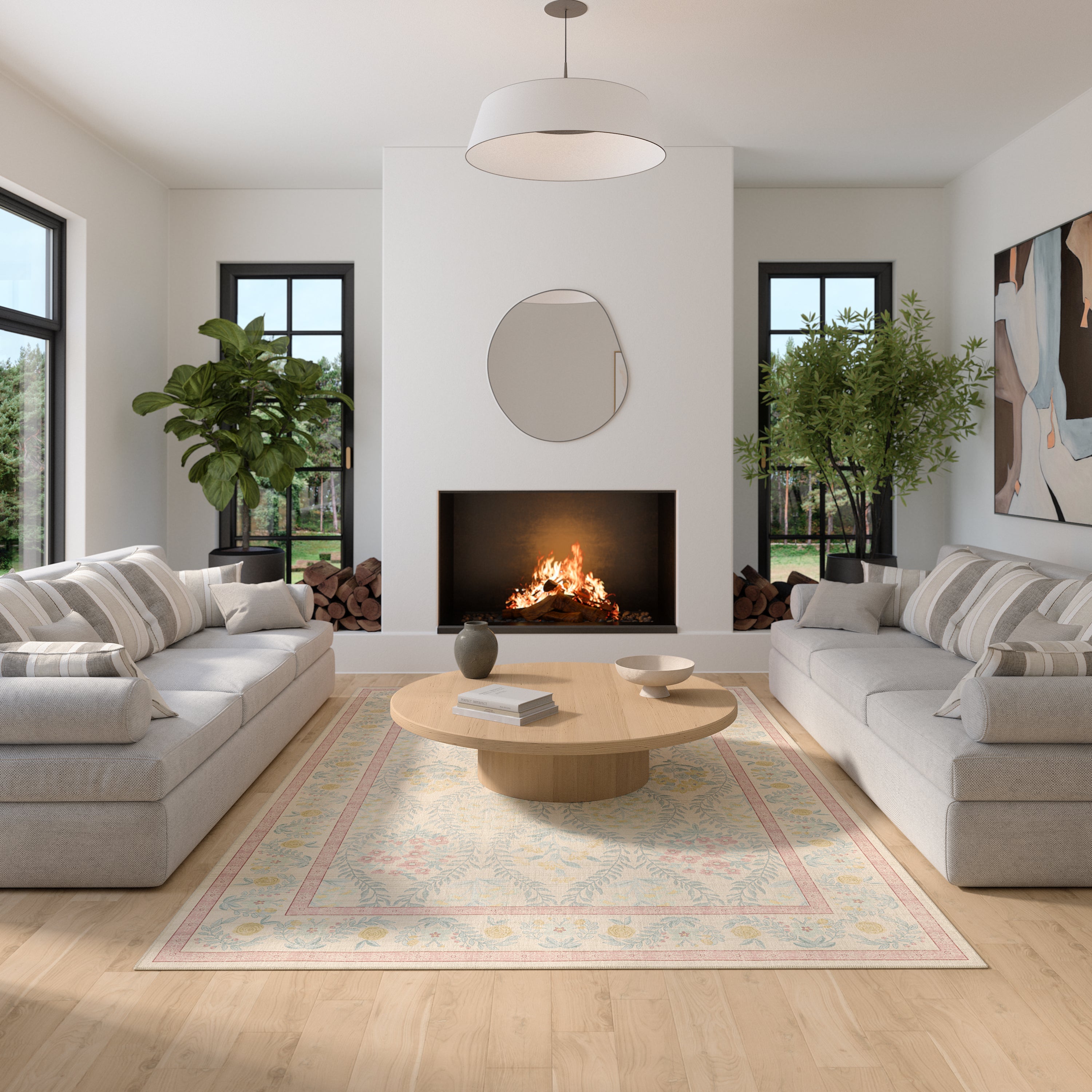 Nolia Vintage Virágmintás Szőnyeg