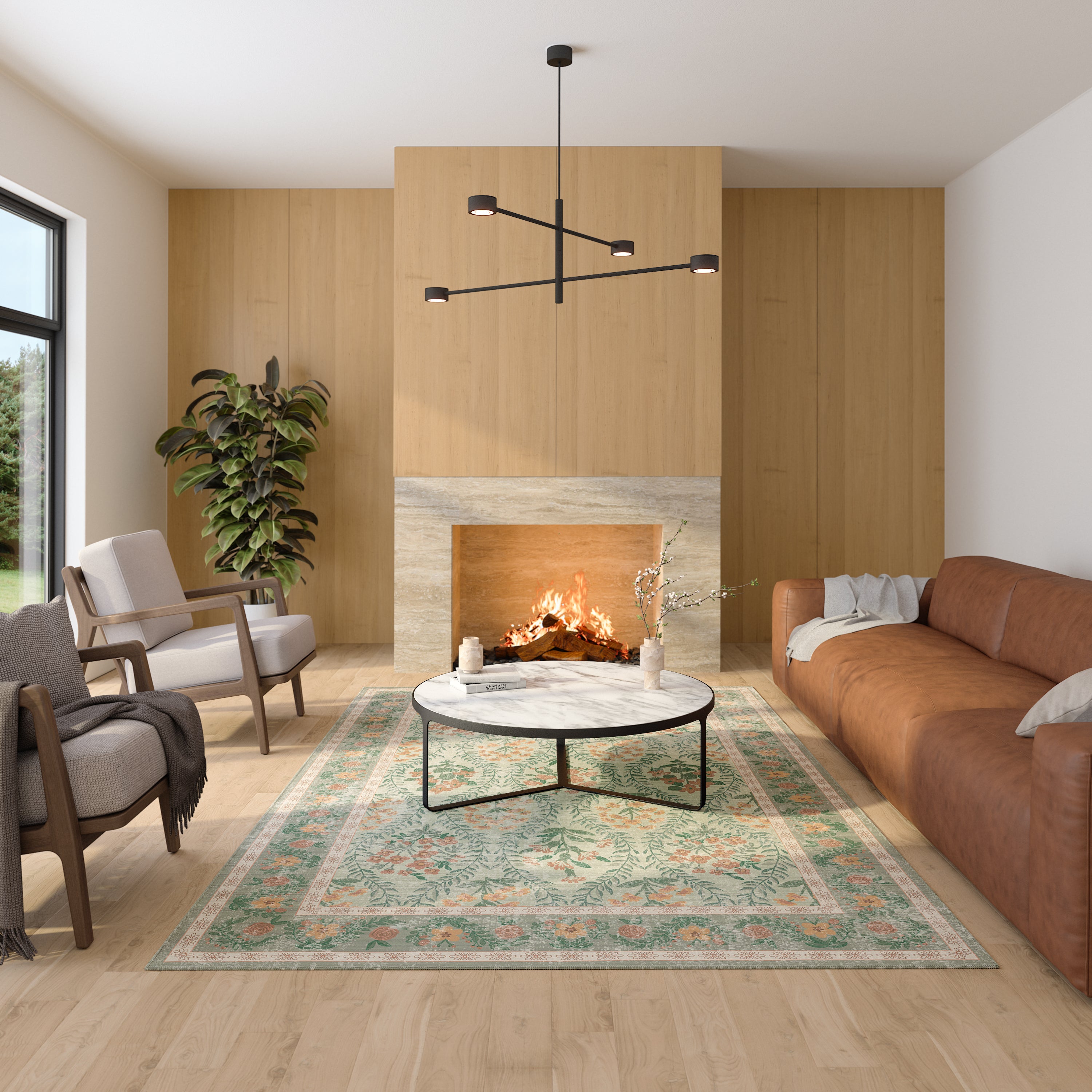 Nolia Vintage Virágmintás Szőnyeg