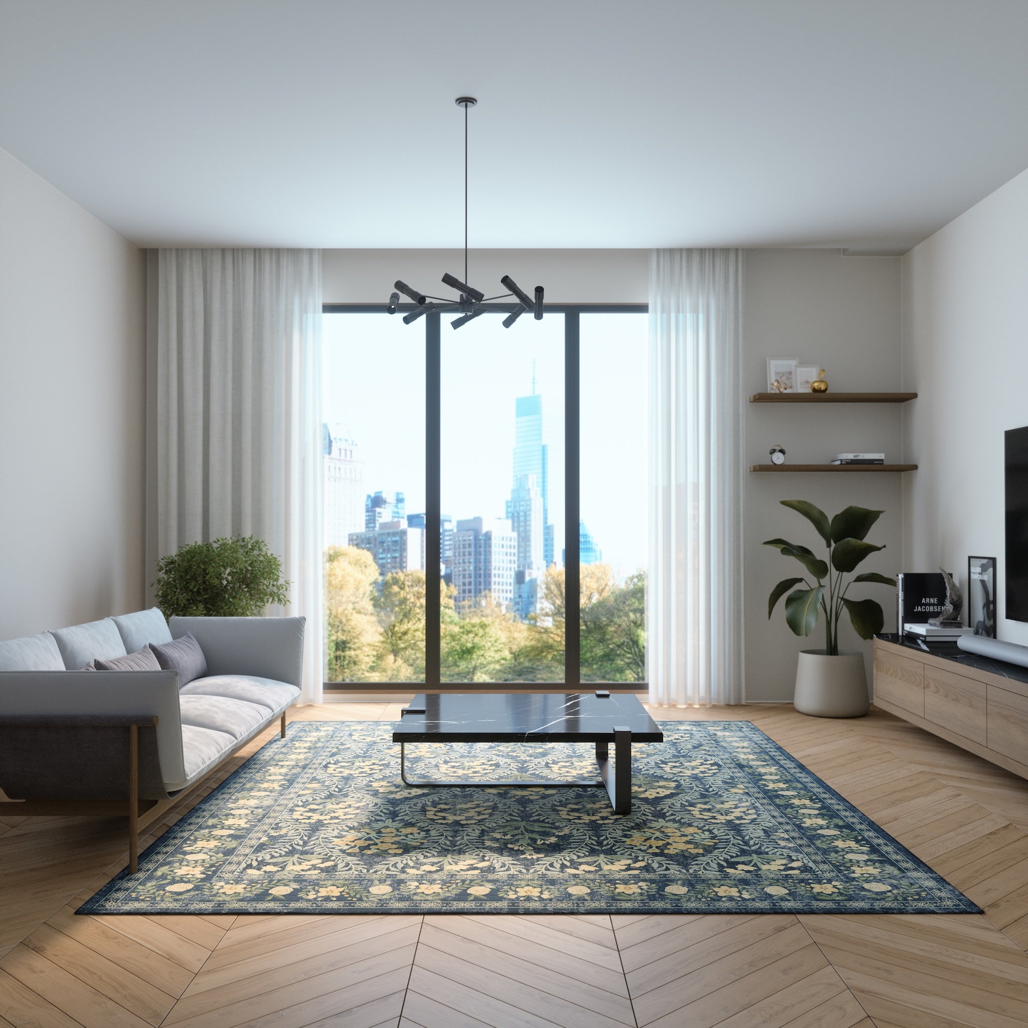 Nolia Vintage Virágmintás Szőnyeg