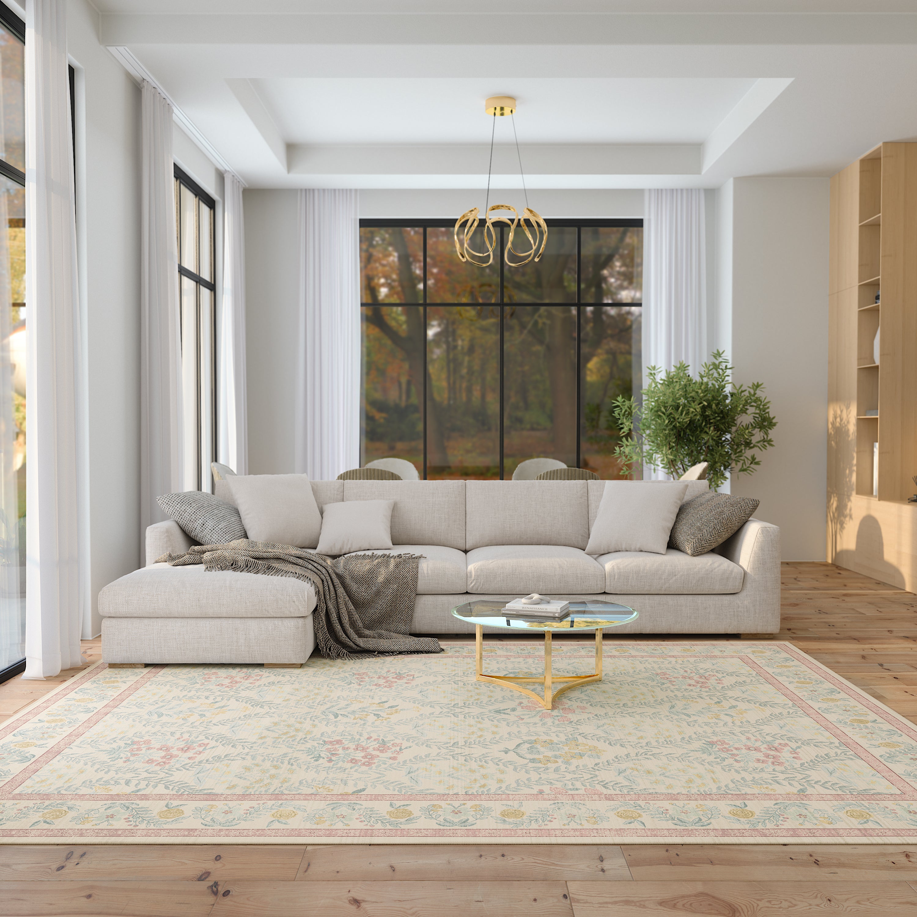 Nolia Vintage Virágmintás Szőnyeg