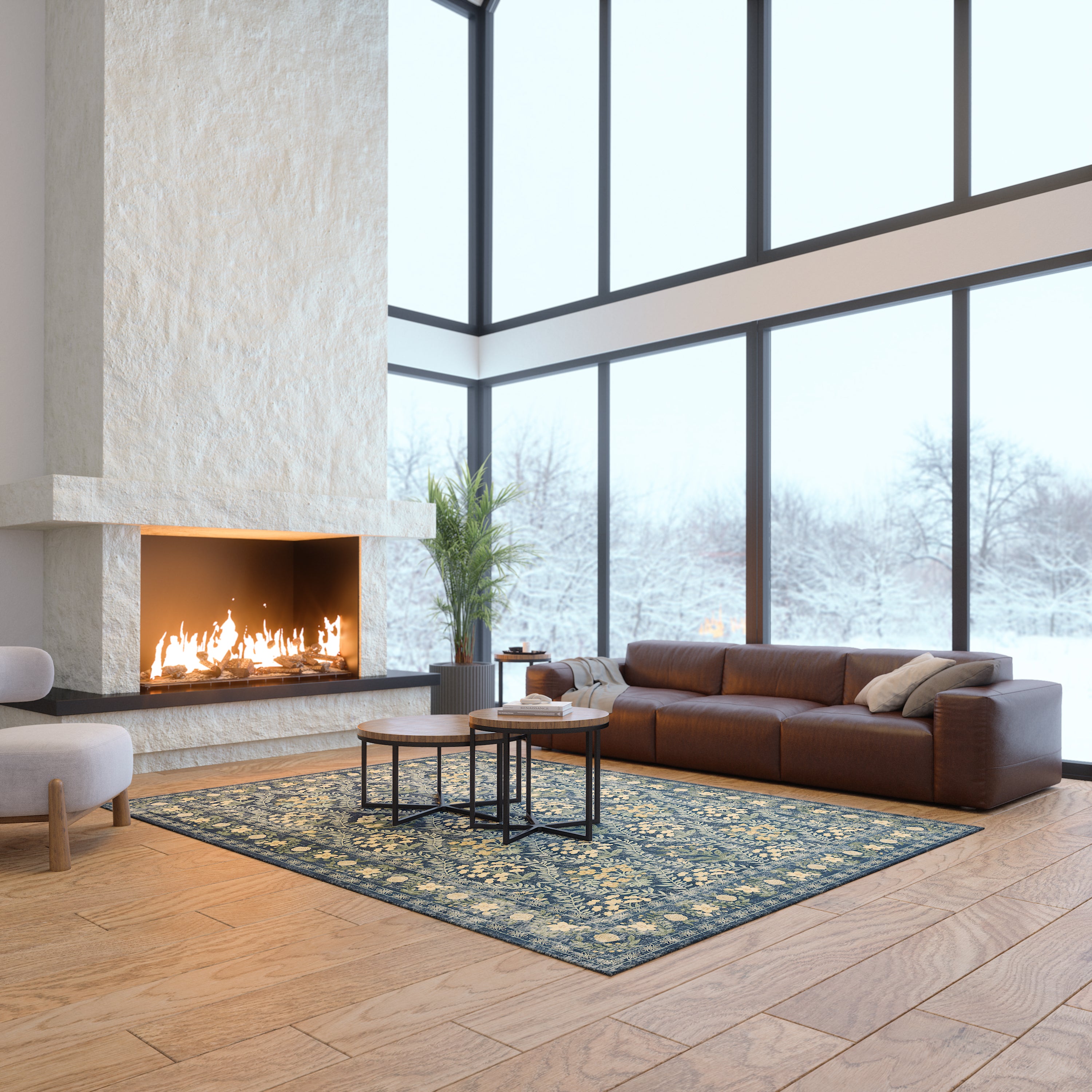 Nolia Vintage Virágmintás Szőnyeg