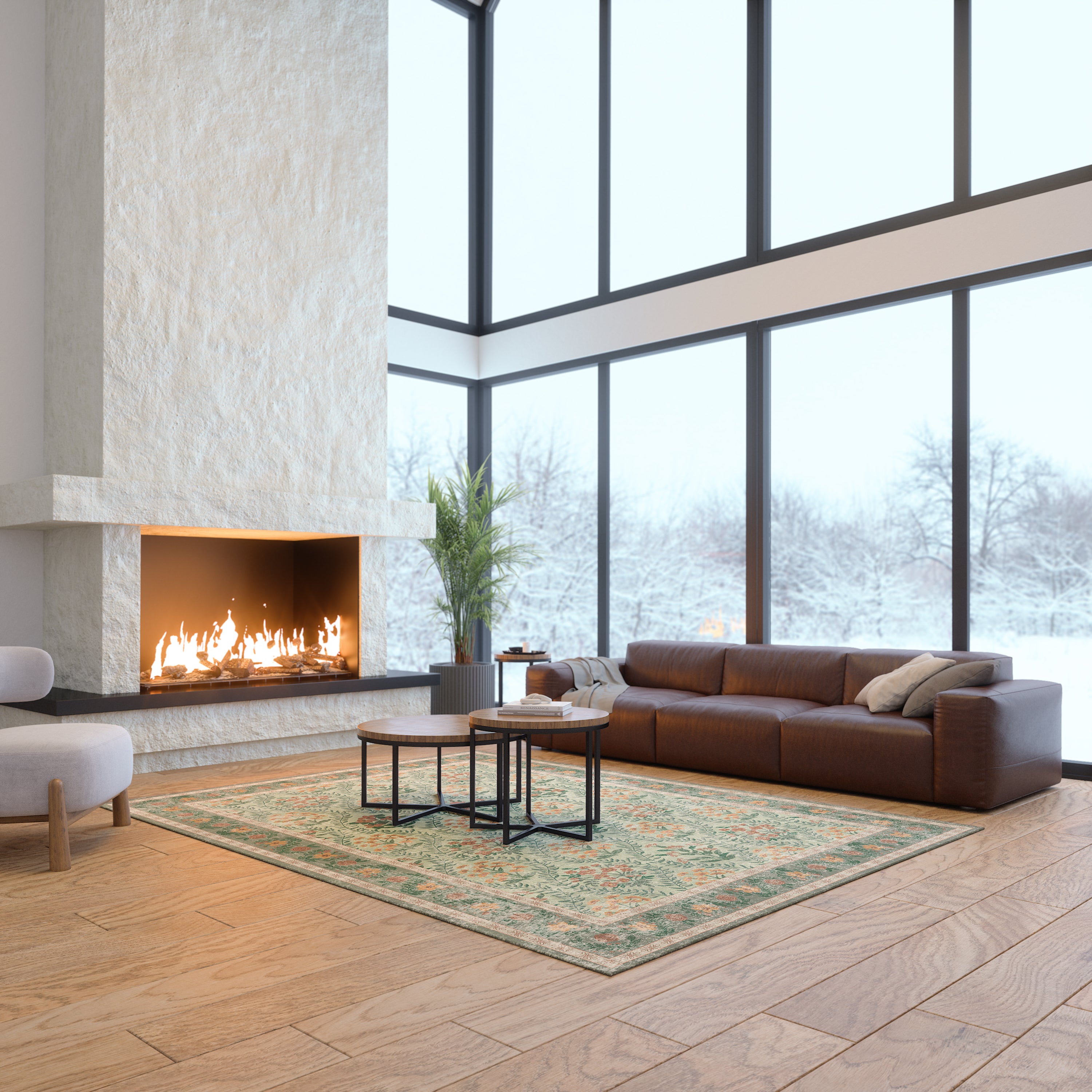 Nolia Vintage Virágmintás Szőnyeg