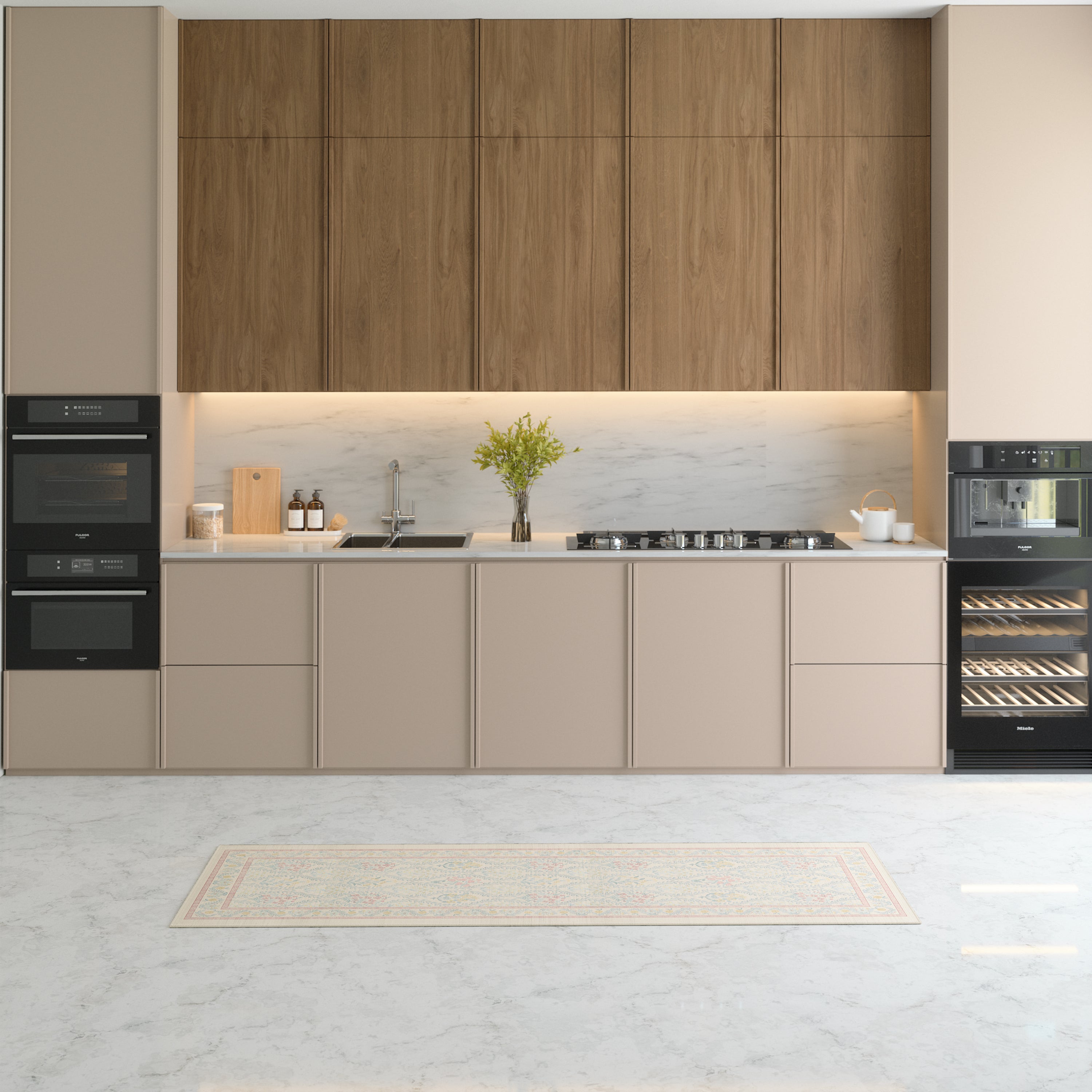 Nolia Vintage Virágmintás Szőnyeg