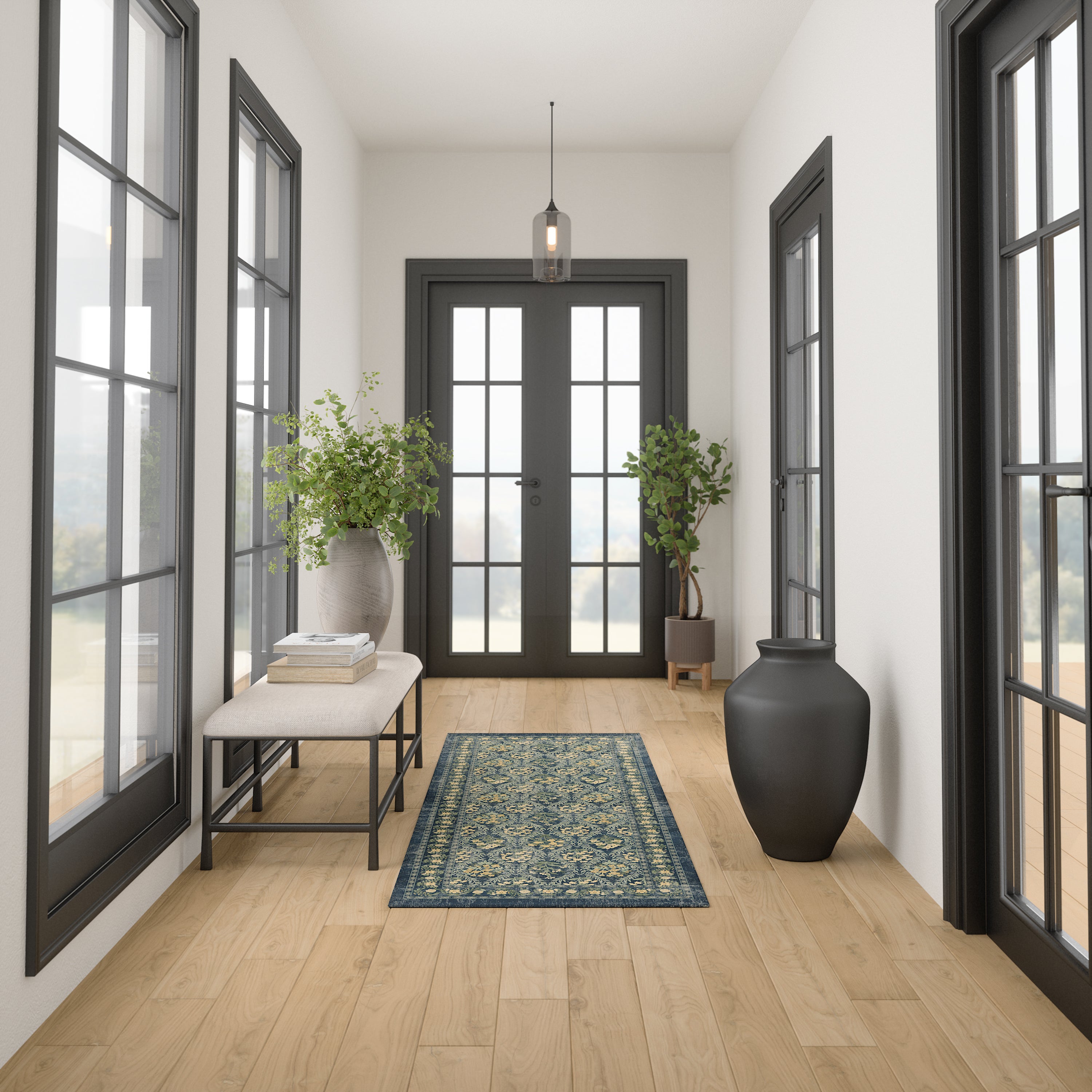 Nolia Vintage Virágmintás Szőnyeg