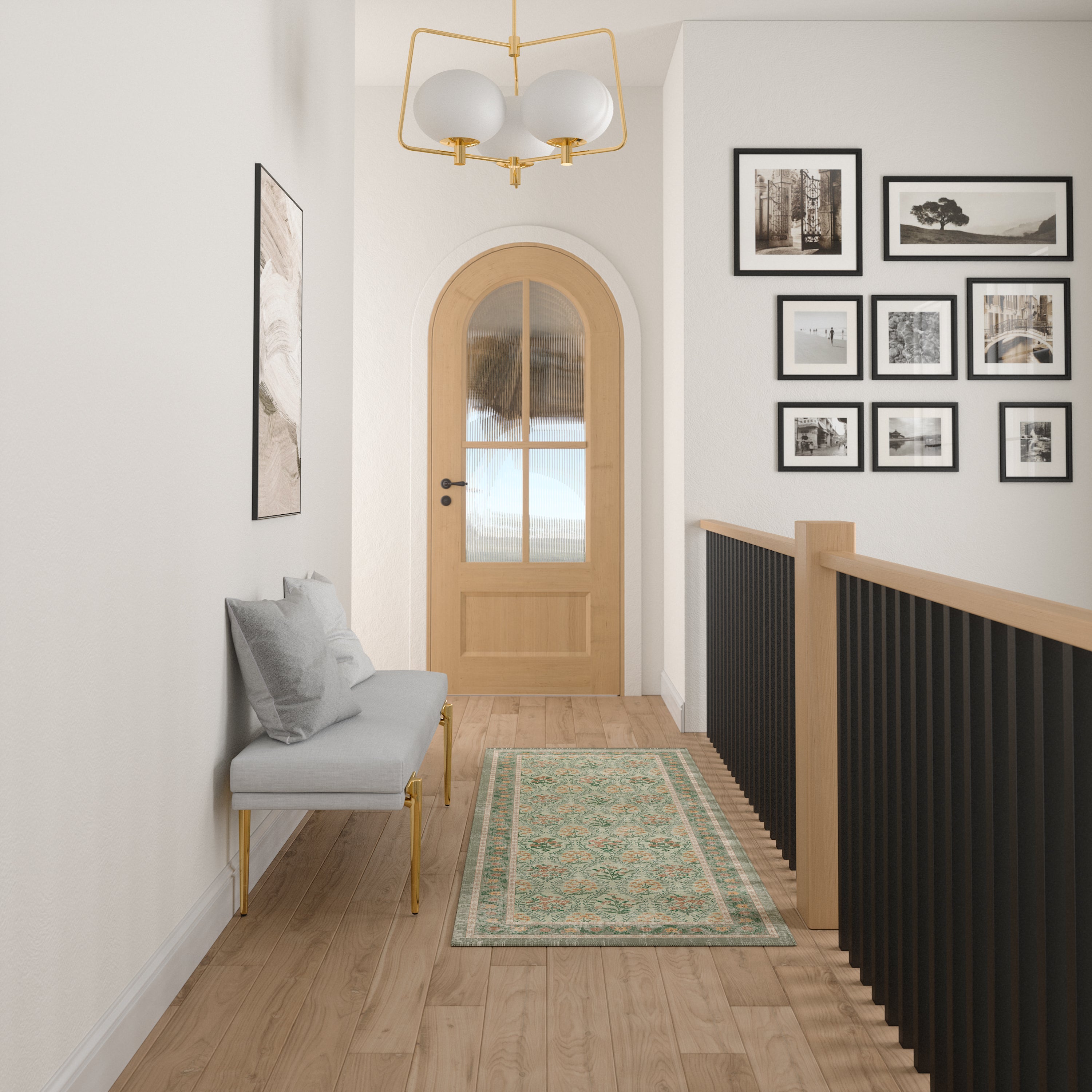 Nolia Vintage Virágmintás Szőnyeg