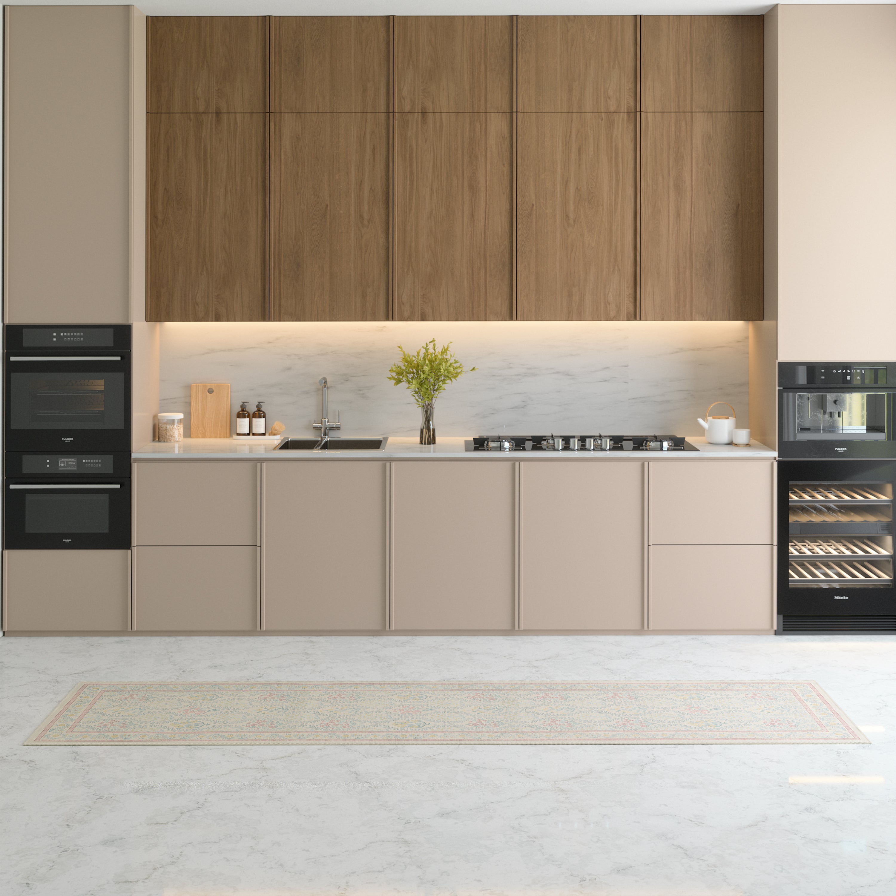 Nolia Vintage Virágmintás Szőnyeg