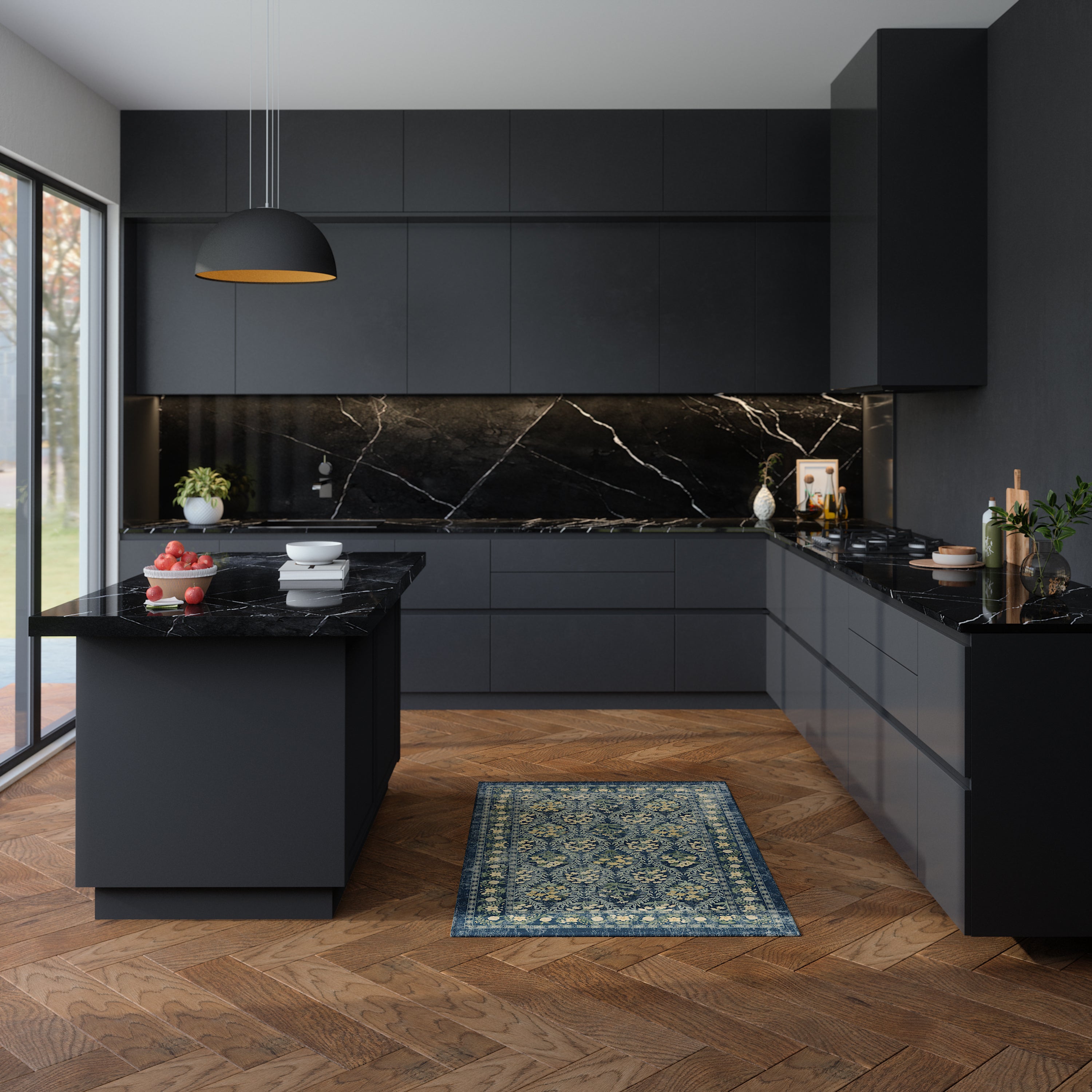 Nolia Vintage Virágmintás Szőnyeg