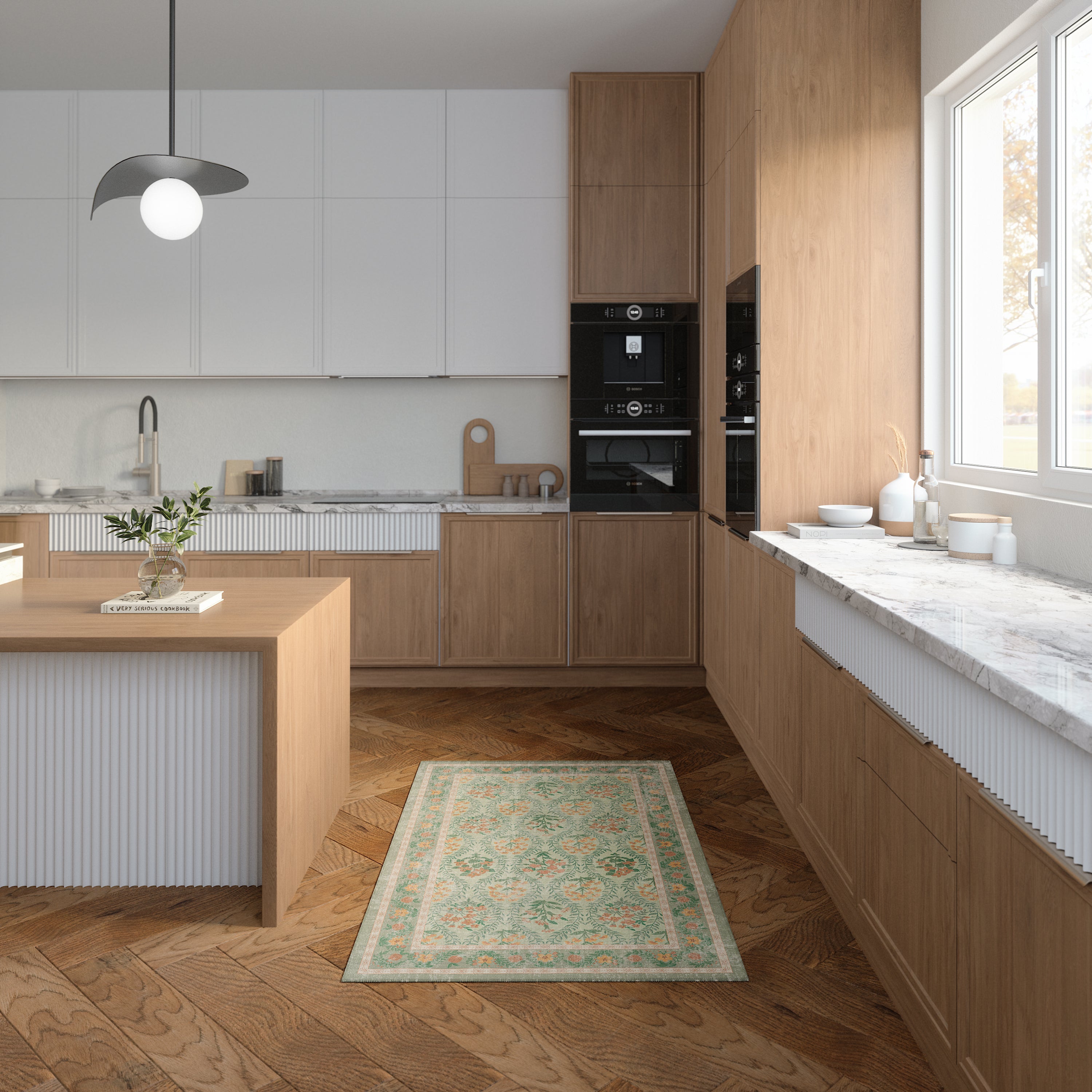 Nolia Vintage Virágmintás Szőnyeg