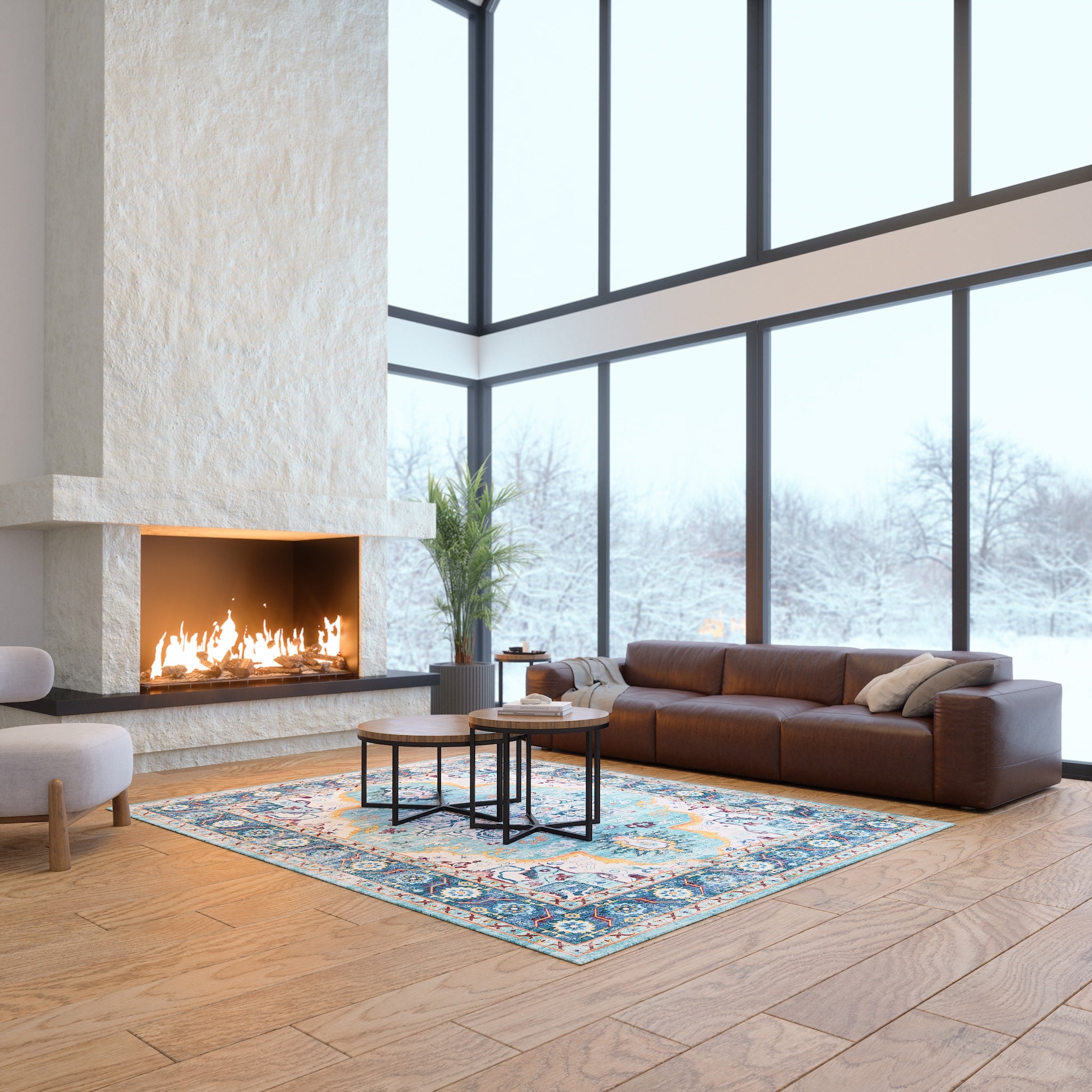 Margaret Distressed Persian Rug