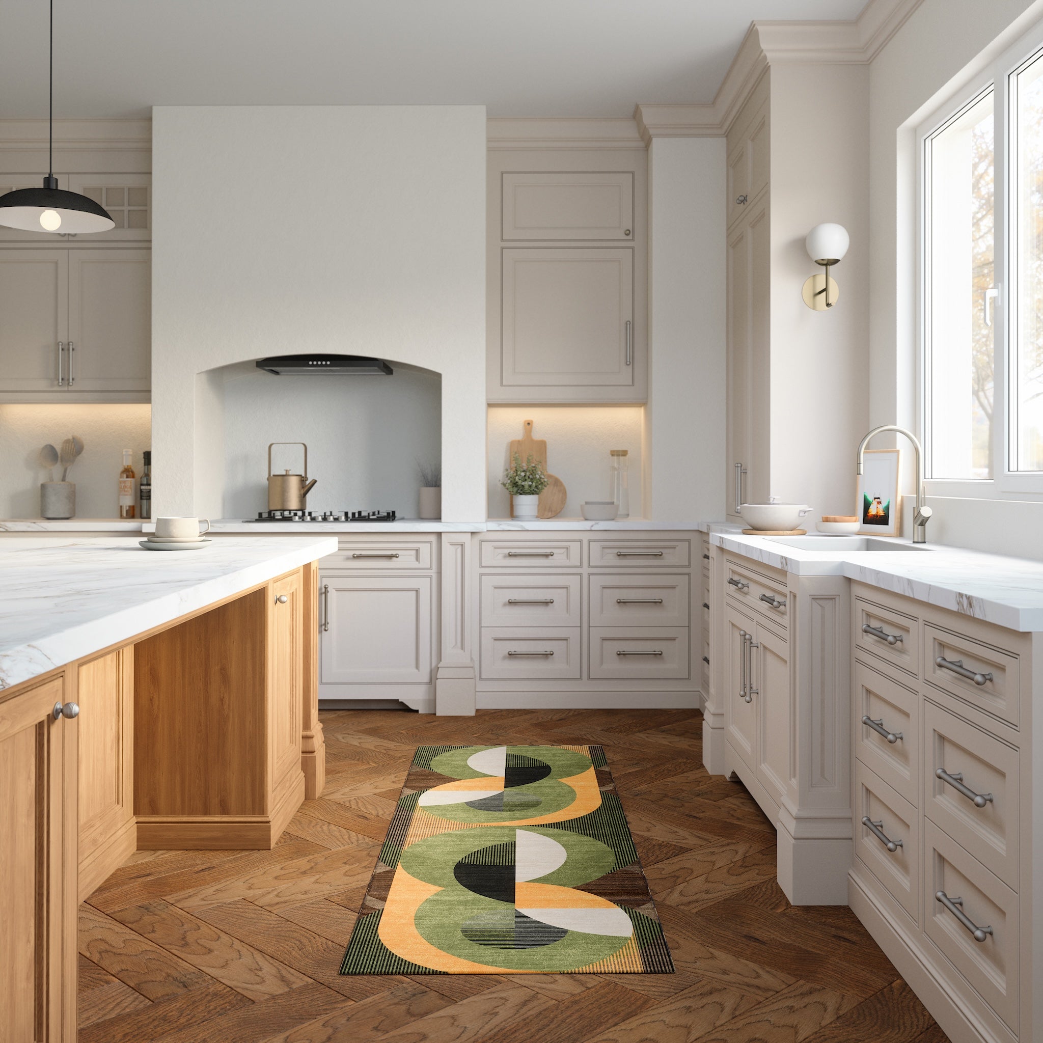 Iver Abstract Geometrisch Vloerkleed