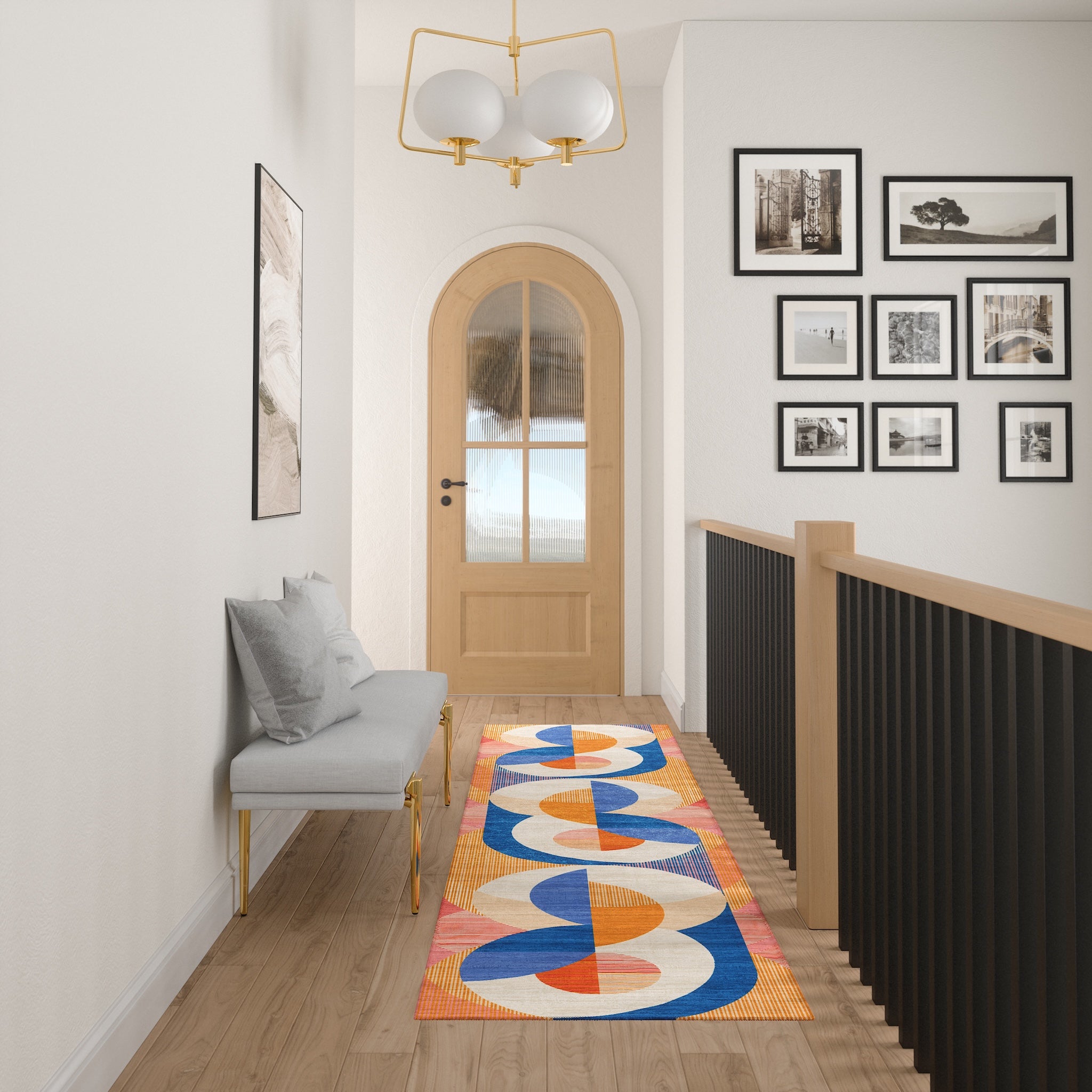 Iver Abstrakter Geometrischer Teppich