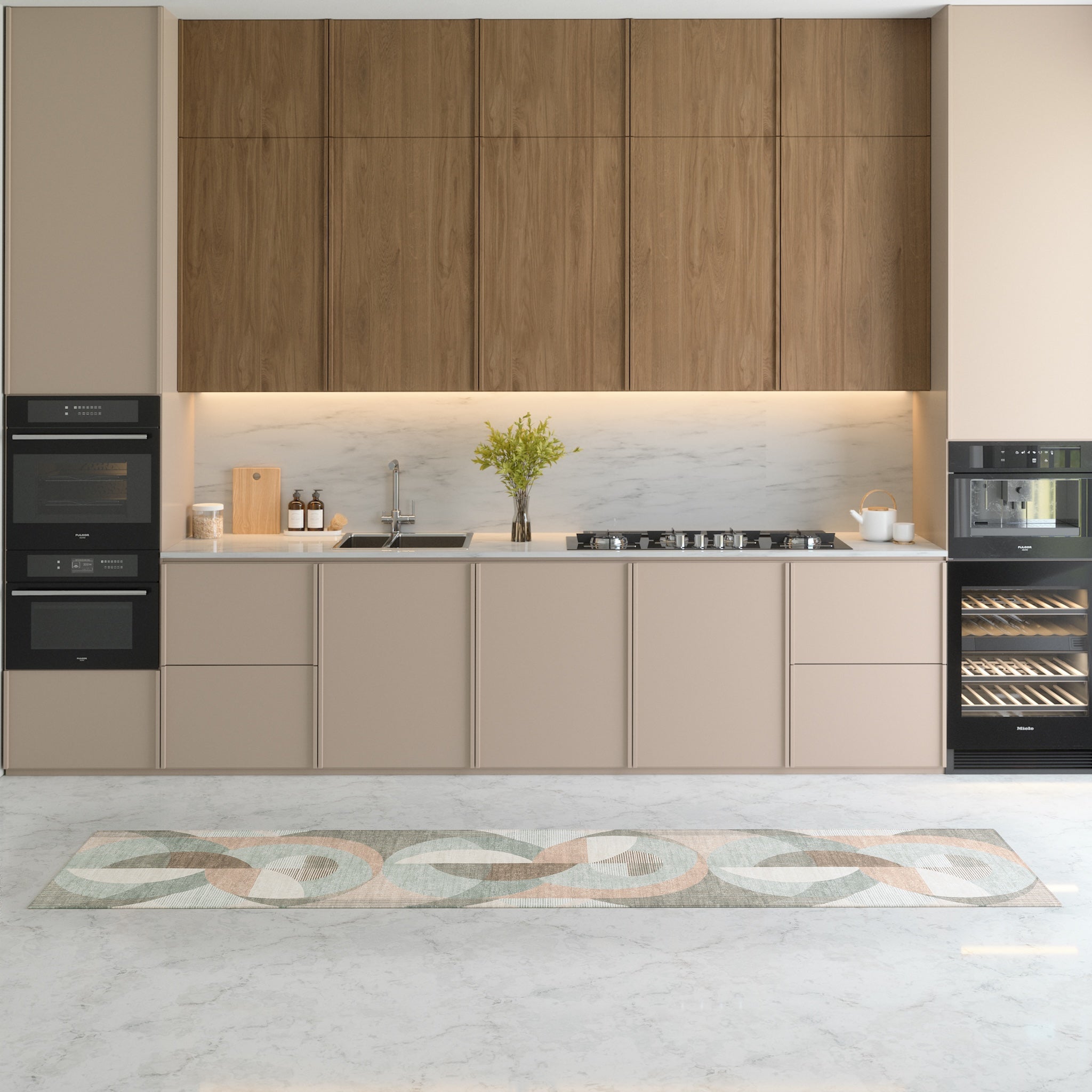 Iver Abstract Geometrisch Vloerkleed