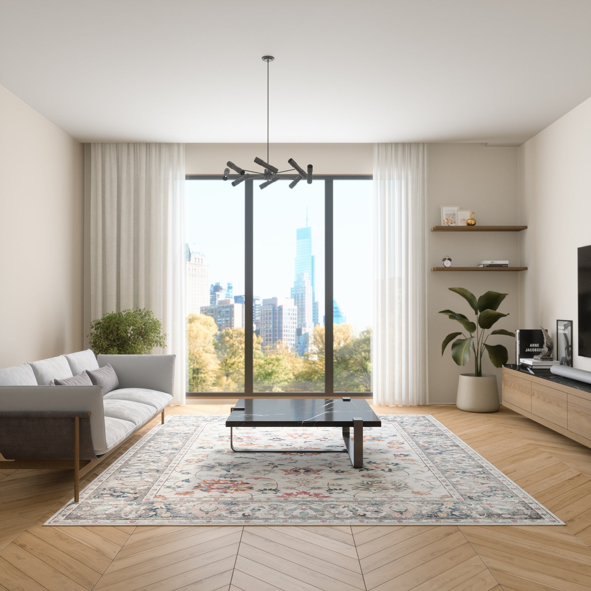 Scarlett Реколта флорални килим