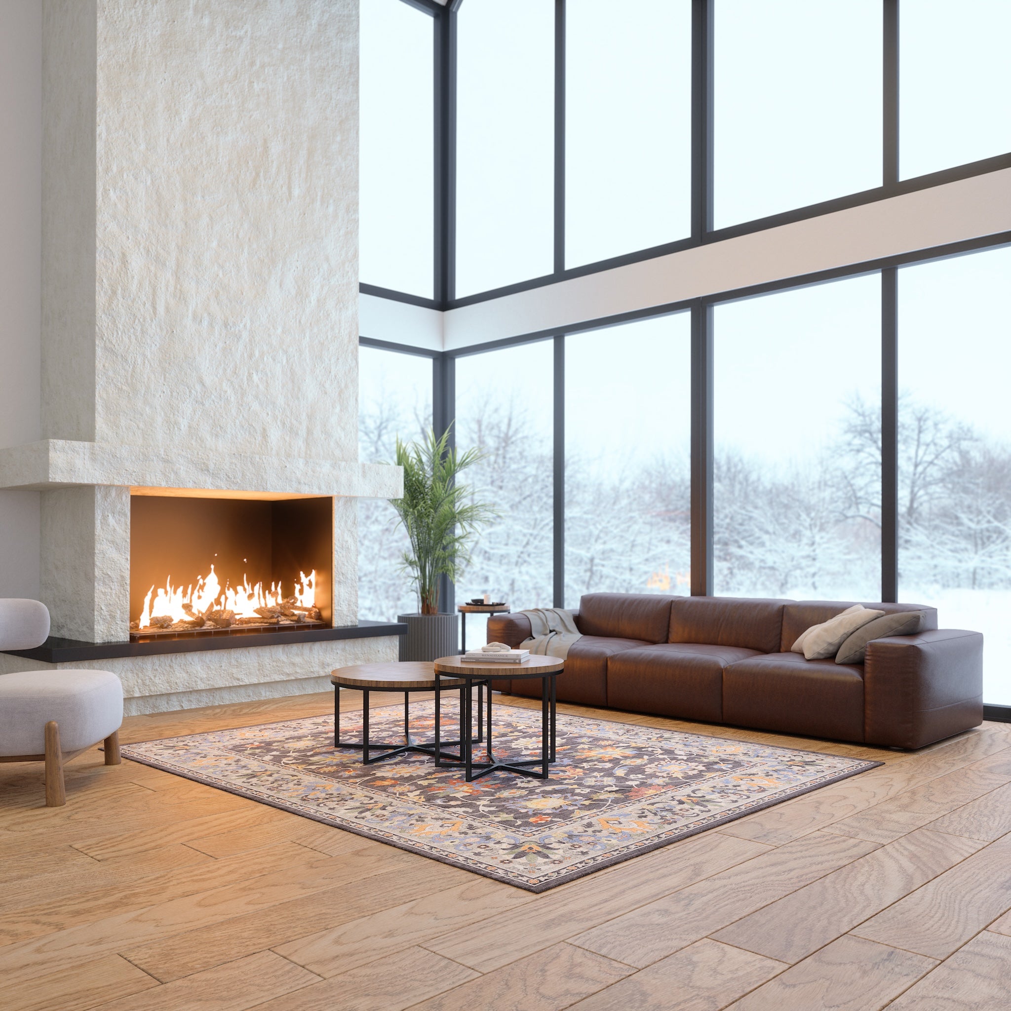 Scarlett Реколта флорални килим