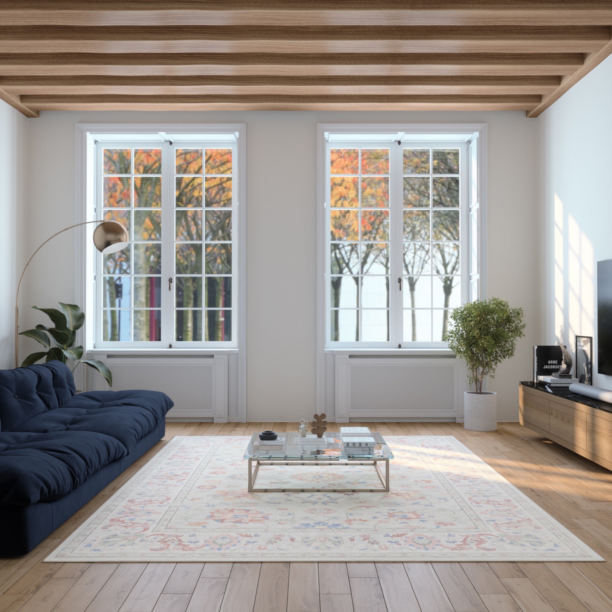 Scarlett Реколта флорални килим