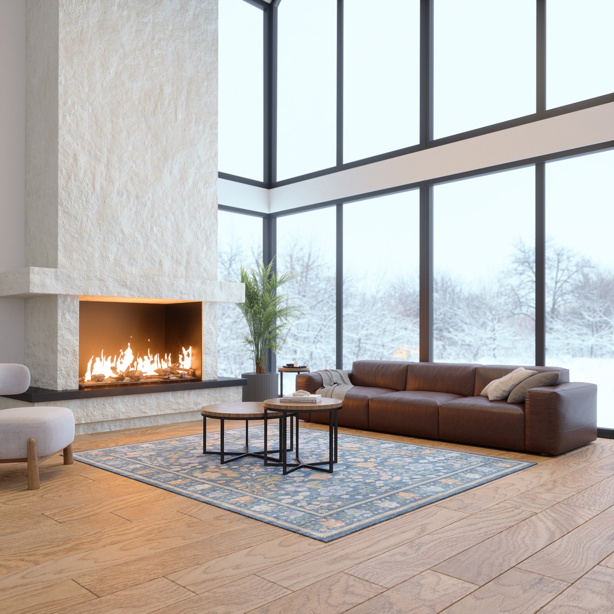 Cecilia Флорални реколта килим