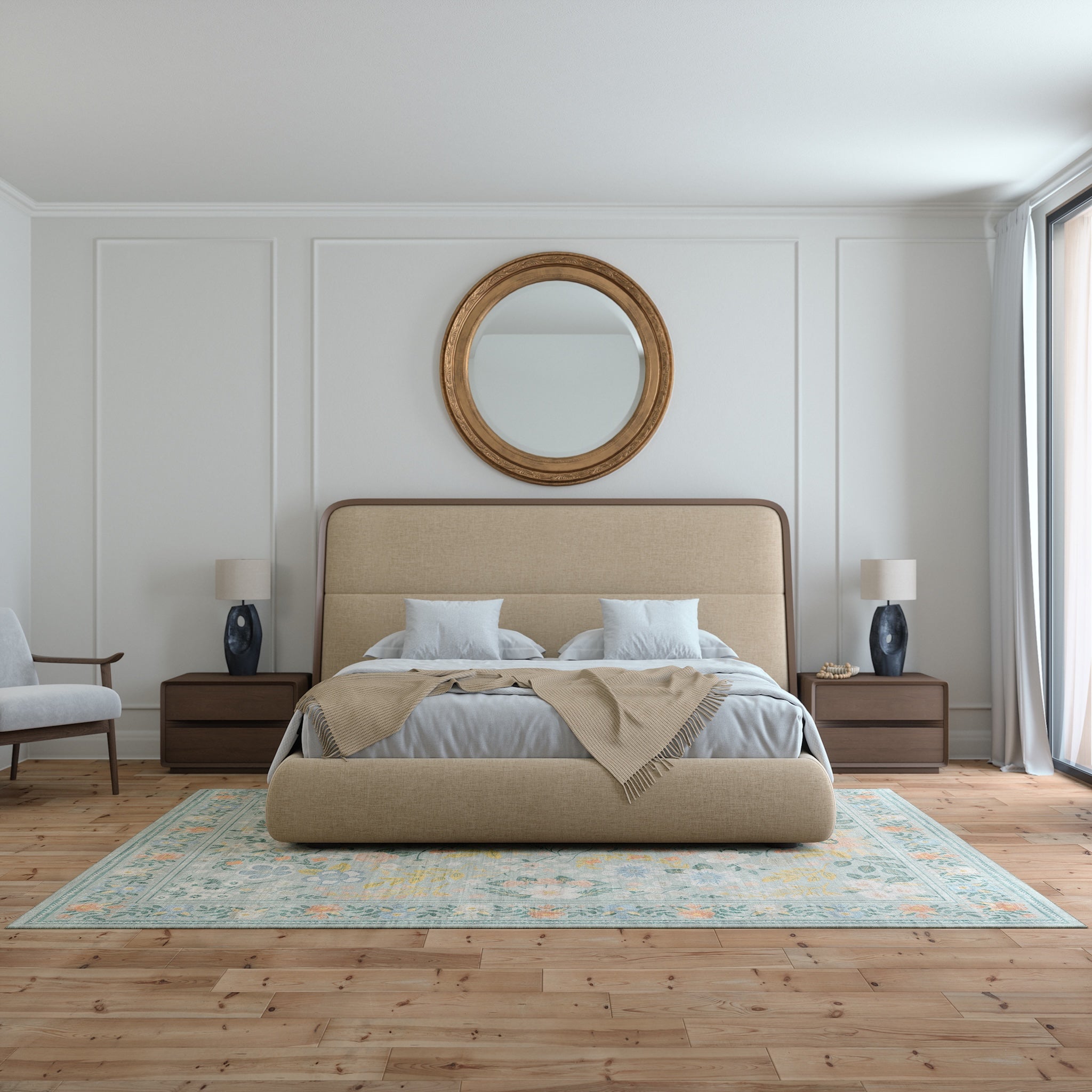 Cecilia Флорални реколта килим