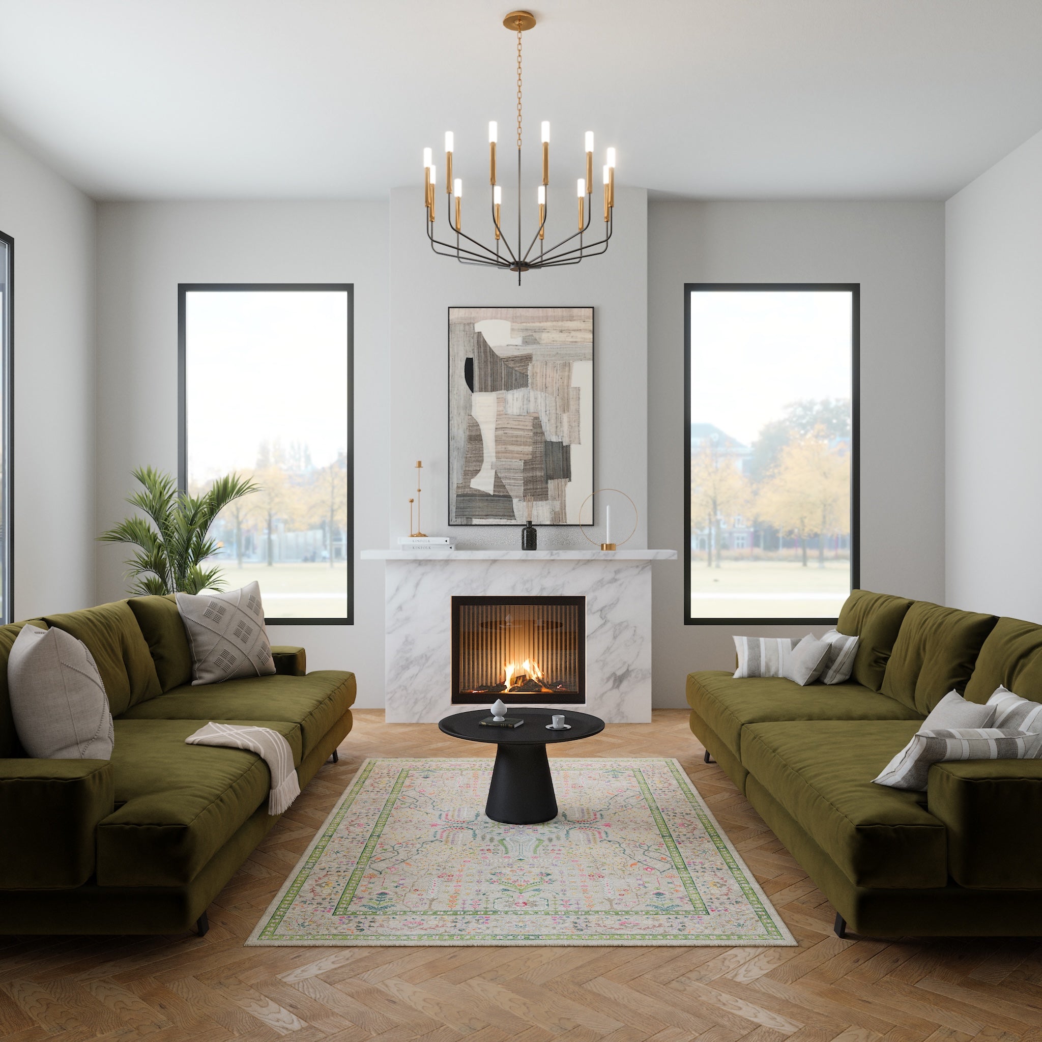 Henrietta Реколта флорален килим