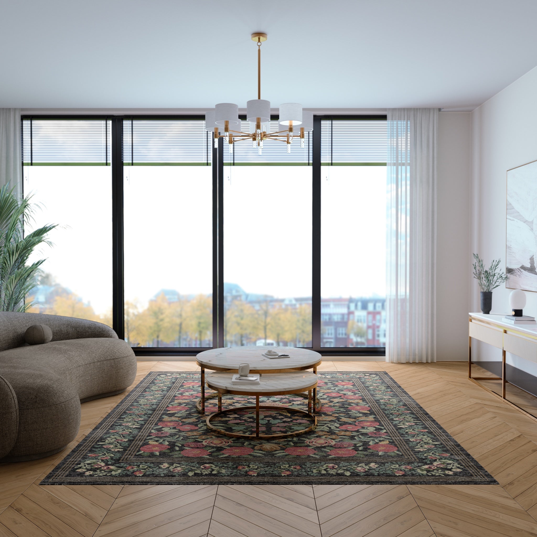 Noemie Реколта флорален килим