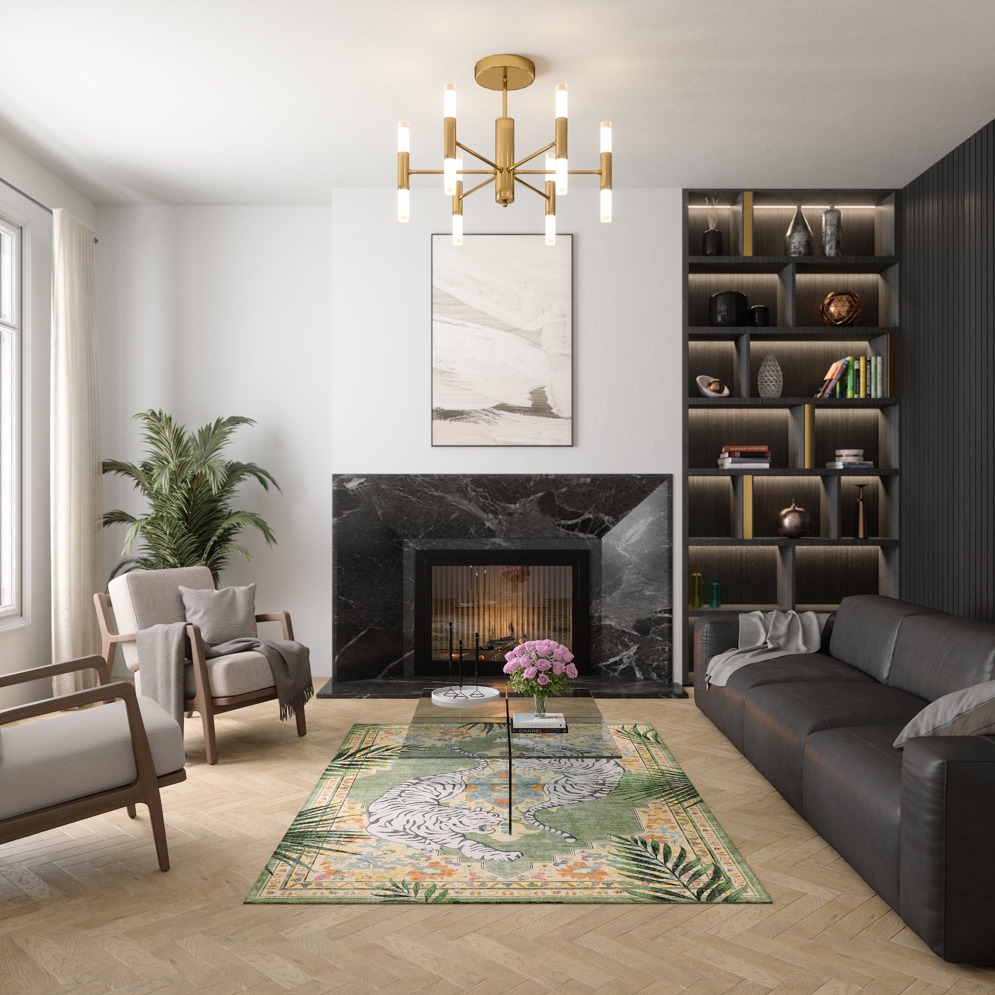 Kai Tropický tygří koberec