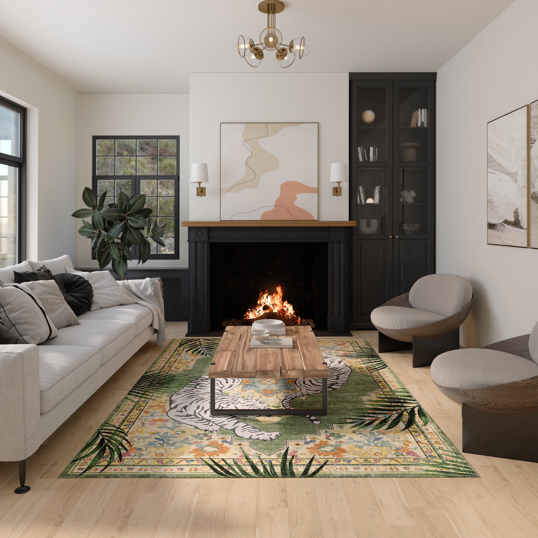 Kai Tropický tygří koberec