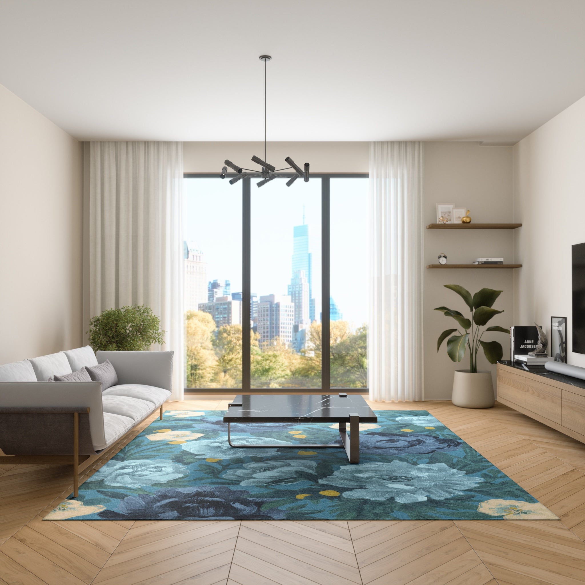 Alice Painted Bloom Rug