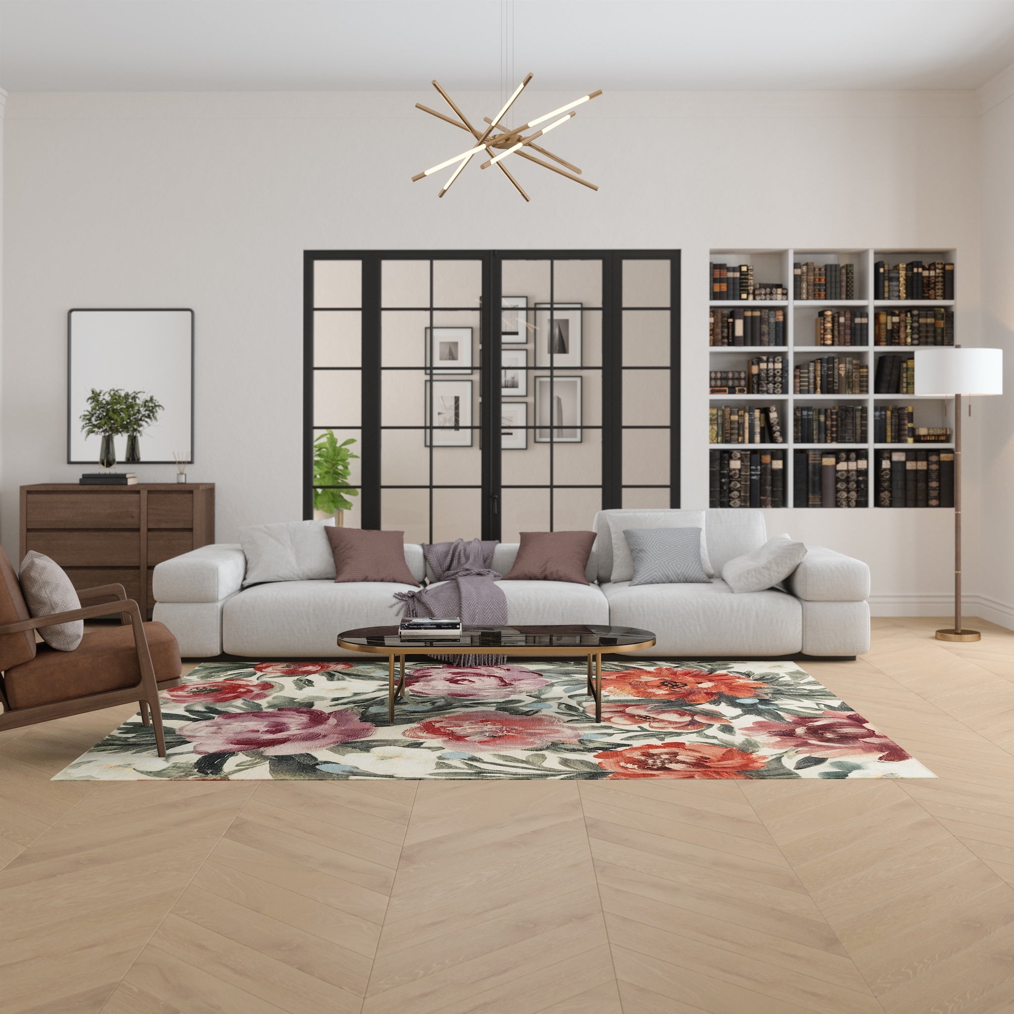 Alice Painted Bloom matta